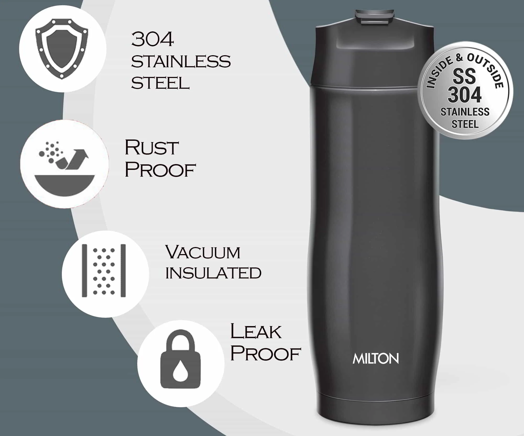 Revive Thermosteel Water Bottle (Milton) - Image 3