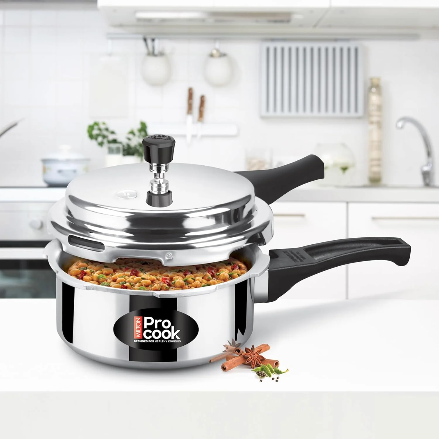 Pressure Cooker Aluminium Outer Lid Induction (Milton Procook) - Image 6