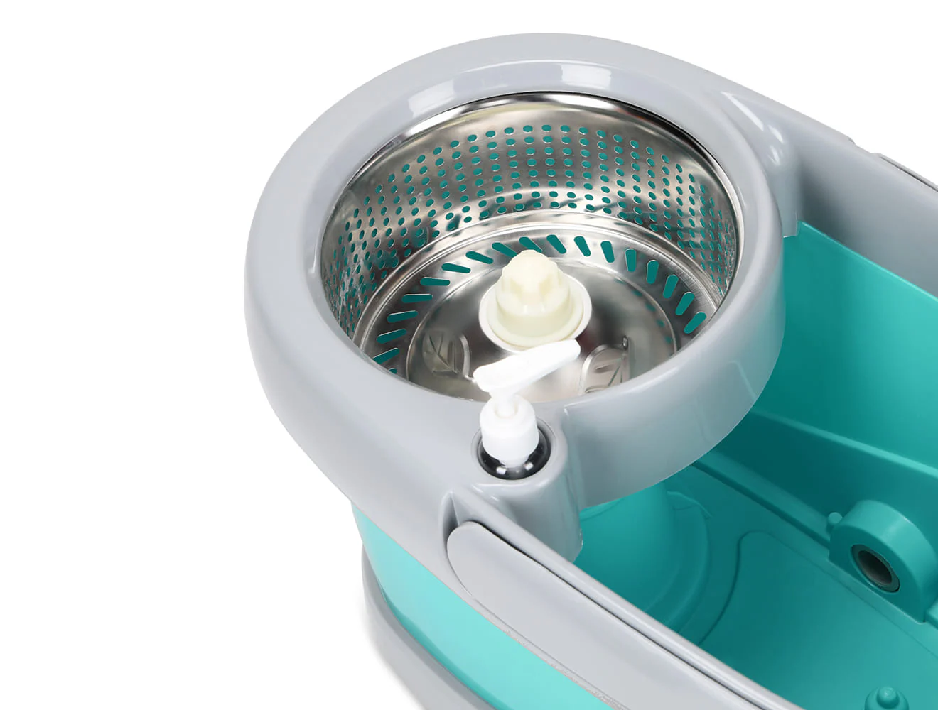 Prime Spin Mop with Big Wheels and Stainless Steel Wringer (Spotzero by Milton) - Image 6