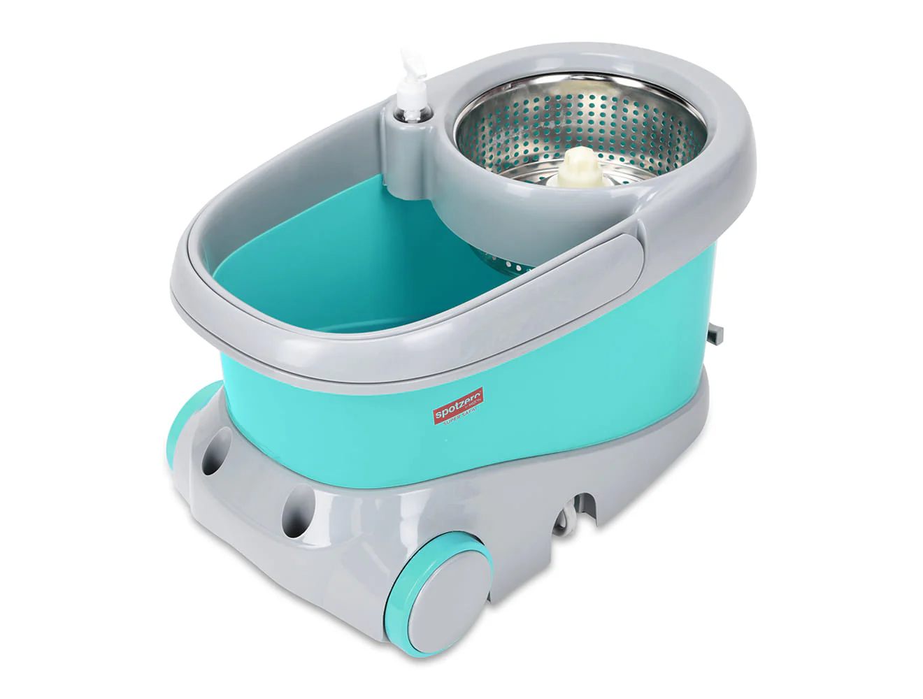Prime Spin Mop with Big Wheels and Stainless Steel Wringer (Spotzero by Milton) - Image 7