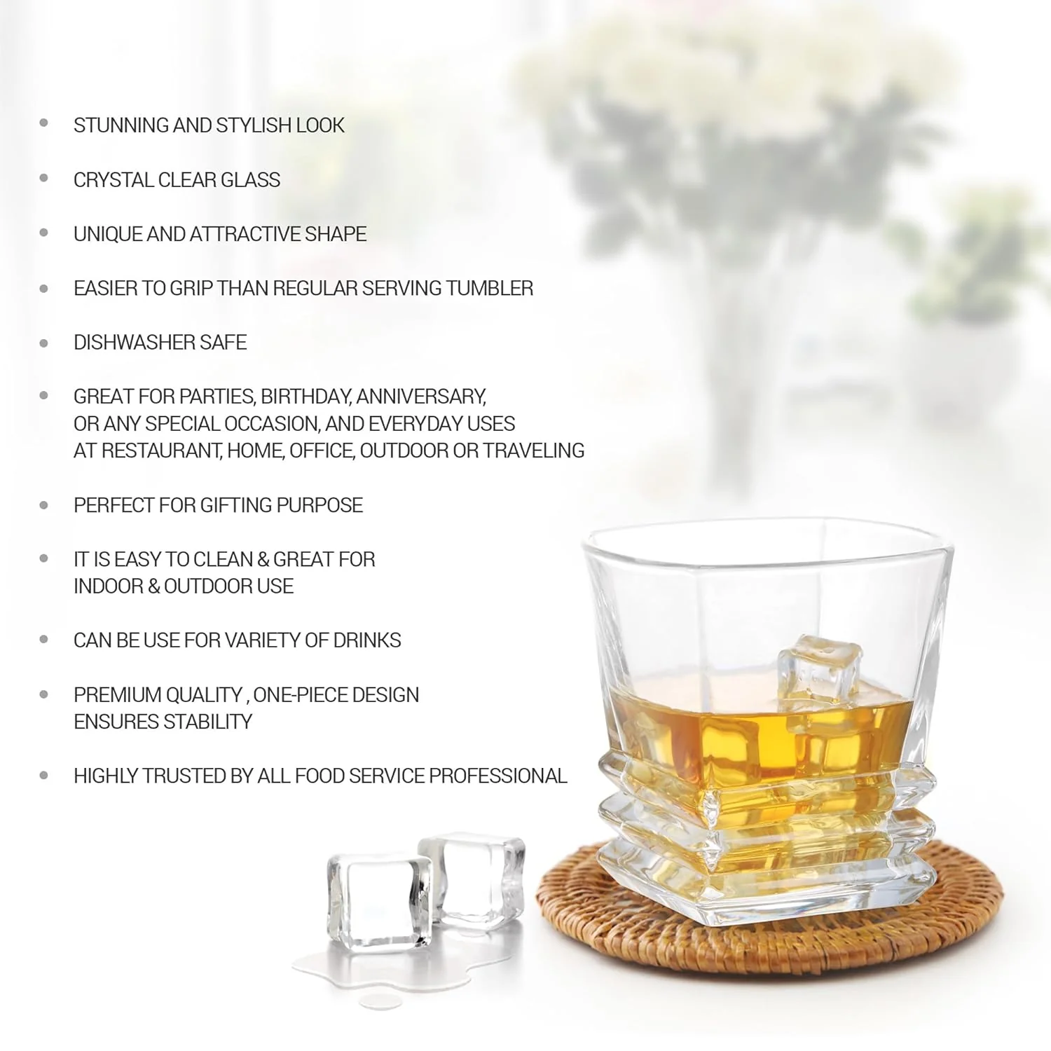 Quadra Glass Tumbler (Treo by Milton) - Image 5