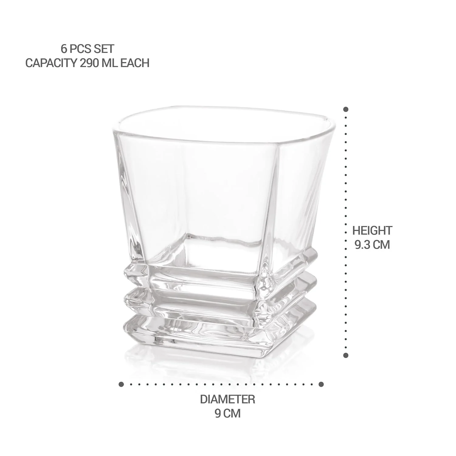 Quadra Glass Tumbler (Treo by Milton) - Image 7