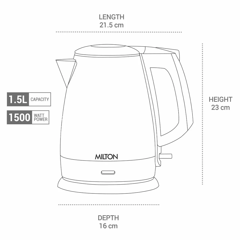 Riga Electric Kettle (Milton) - Image 4