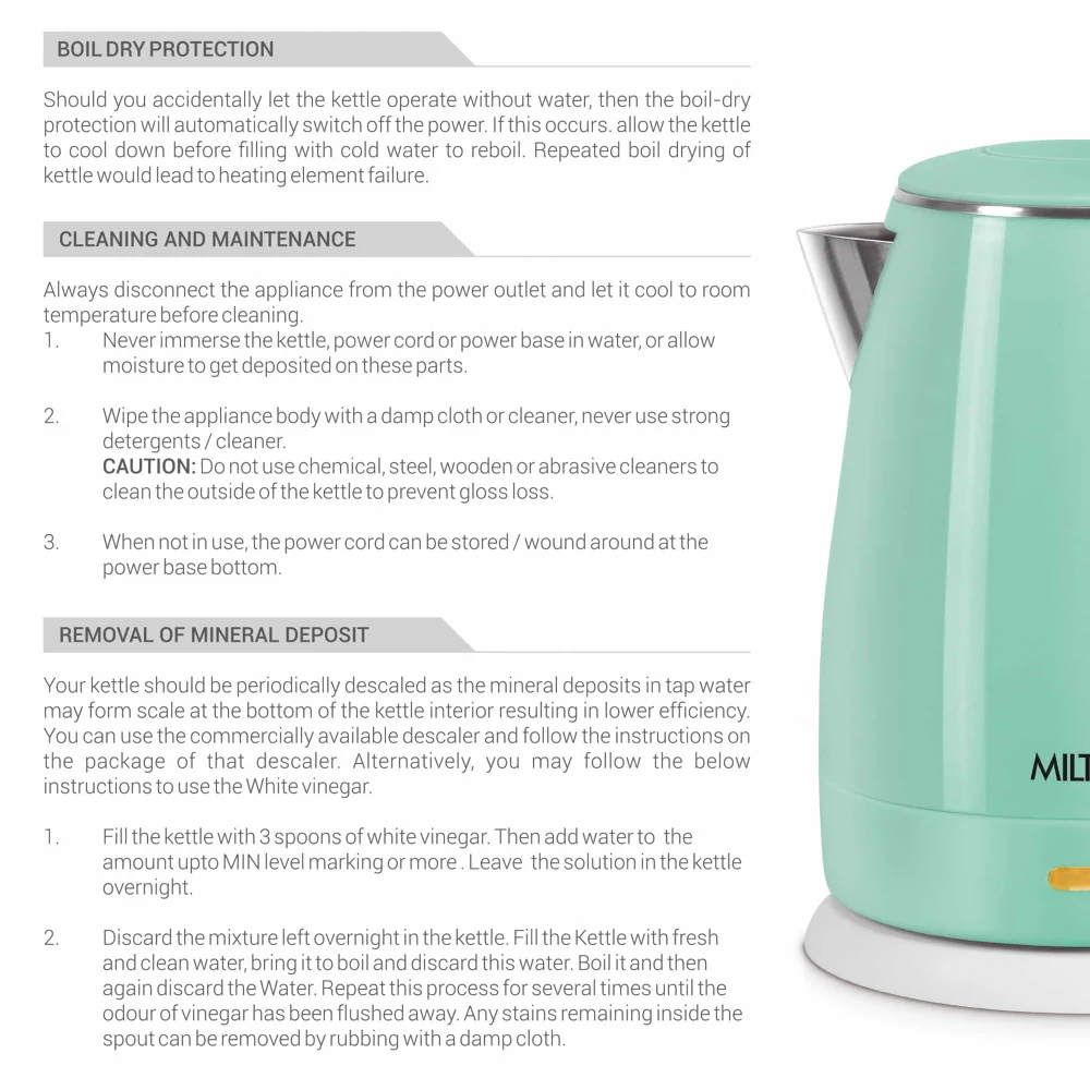 Riga Electric Kettle (Milton) - Image 9