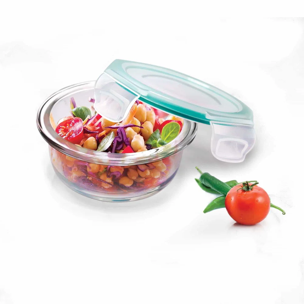Round Glass Tiffin Lid (Treo by Milton) - Image 2