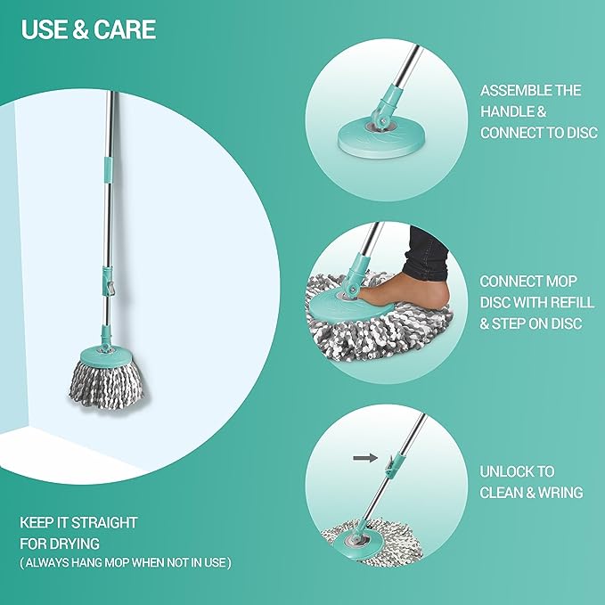 Royale Spin Mop (Spotzero by Milton) - Image 4