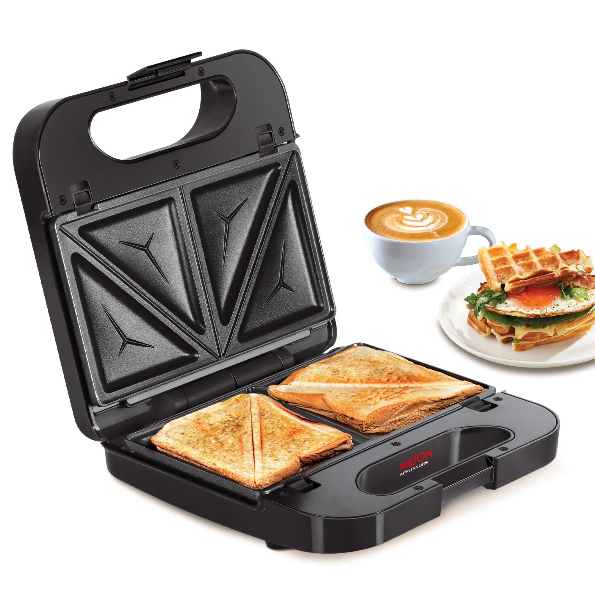 Wodden Sandwich Griller HSM003 3-IN-1  (Milton) - Image 9