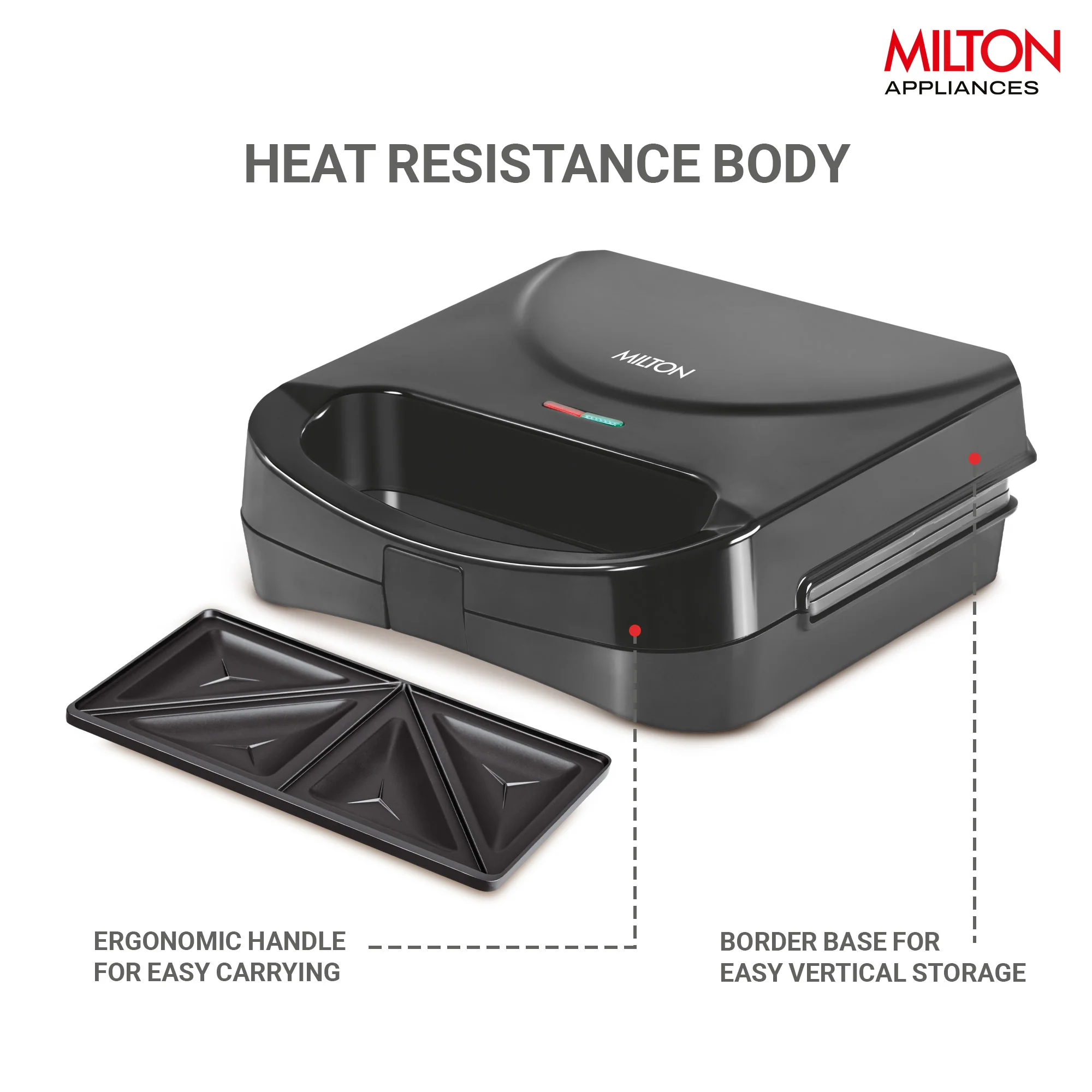 Sandwich Maker HSM011 (Milton) - Image 6