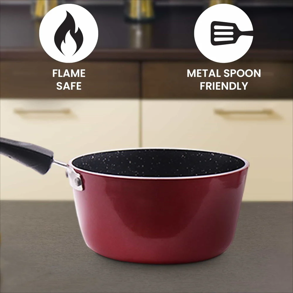 Sauce Pan Granito Non Induction (Milton Procook) - Image 3