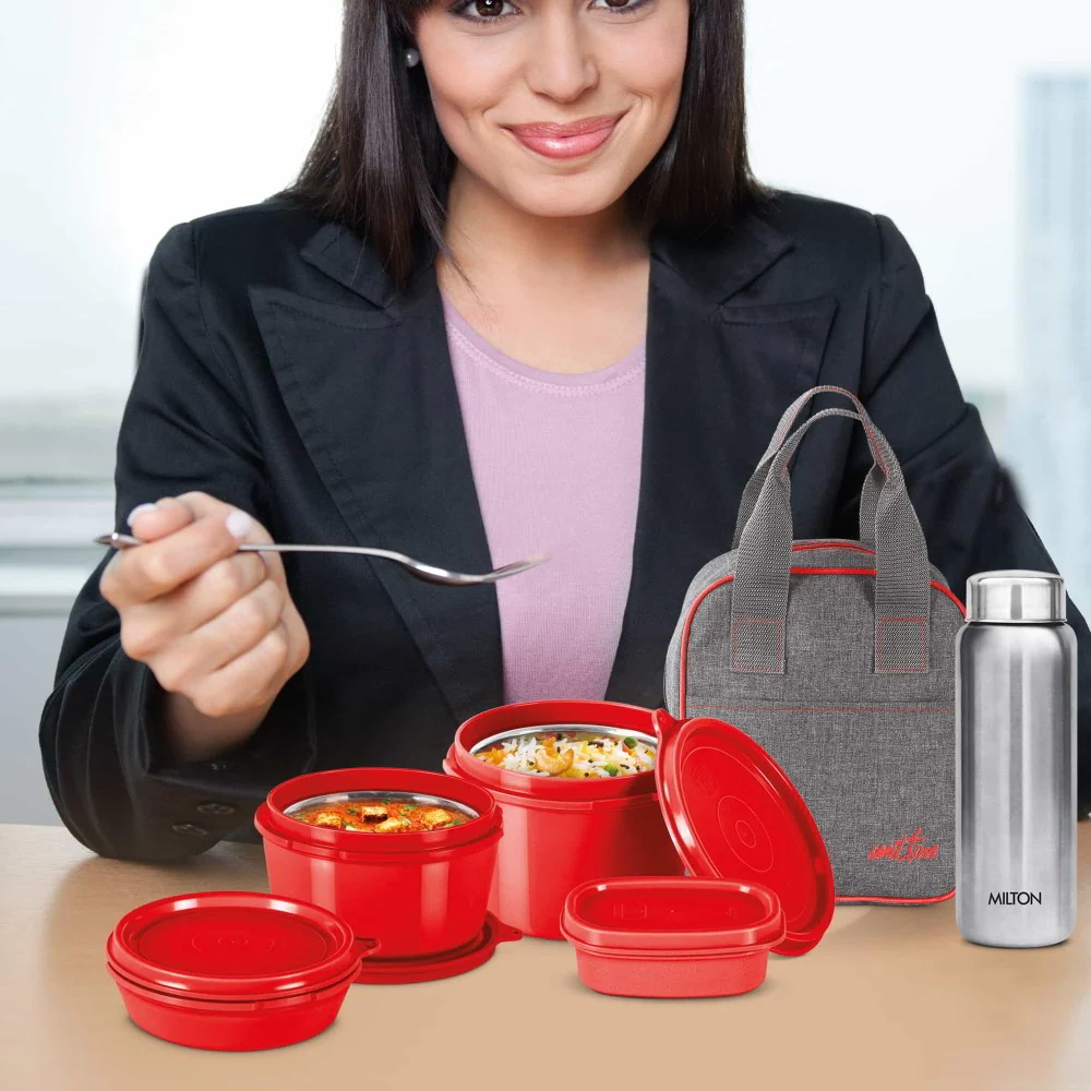 Savor Lunch Stainless Steel Containers (Milton) - Image 8