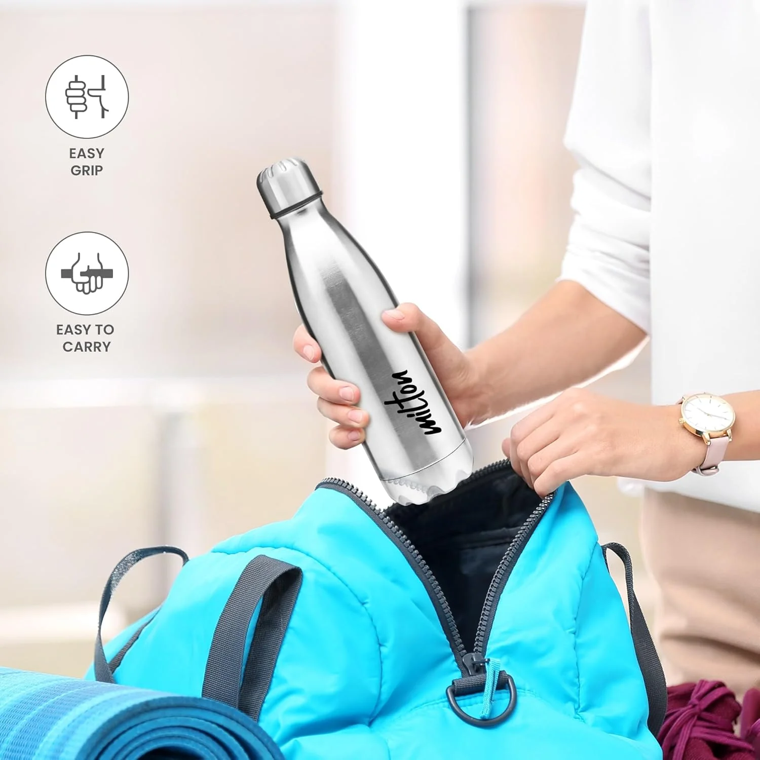 Shine Stainless Steel Bottle (Milton) - Image 15