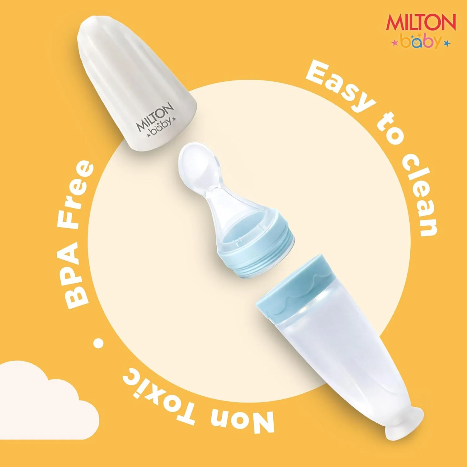 Silicon Spoon Food Feeder For Baby (Milton) - Image 12