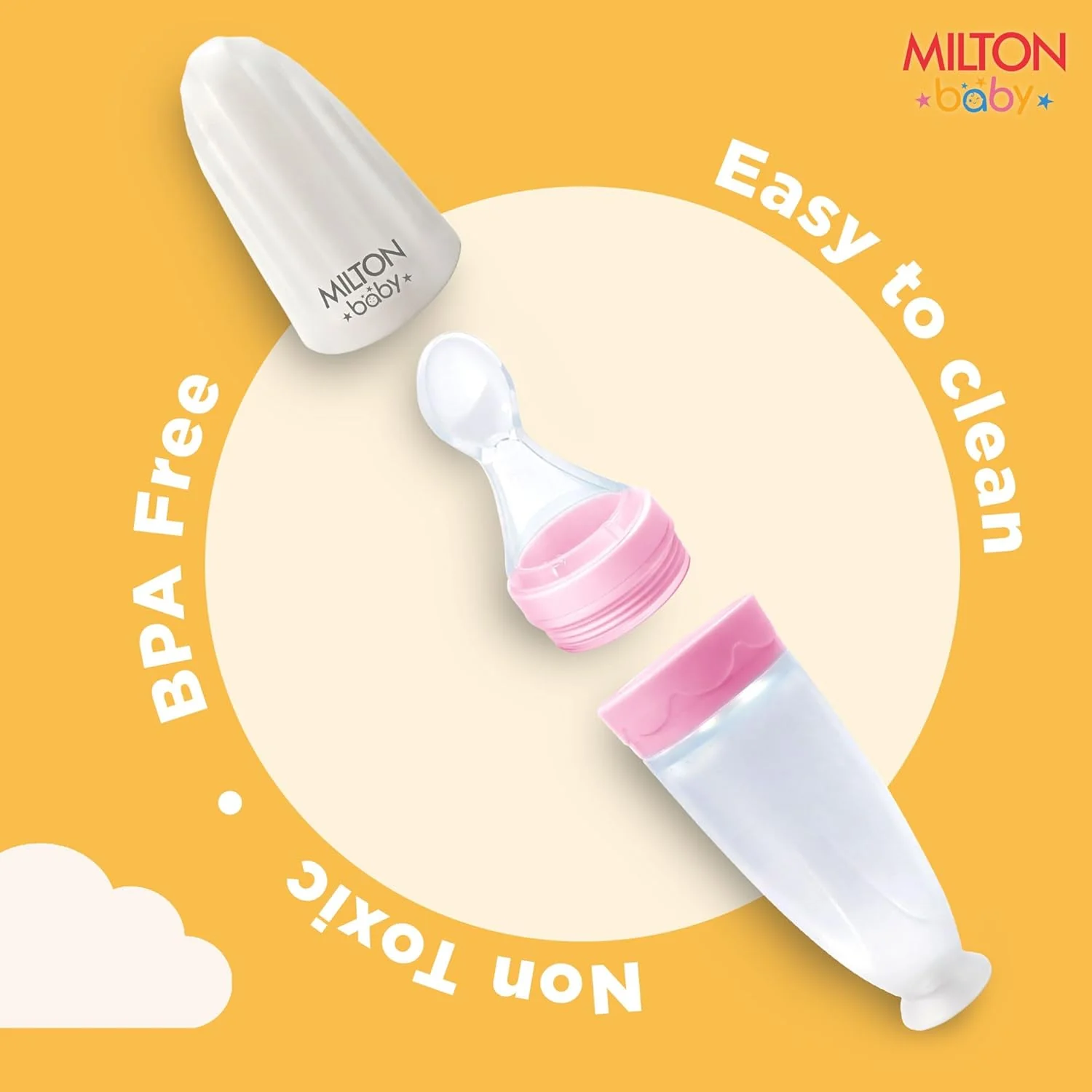 Silicon Spoon Food Feeder For Baby (Milton) - Image 3