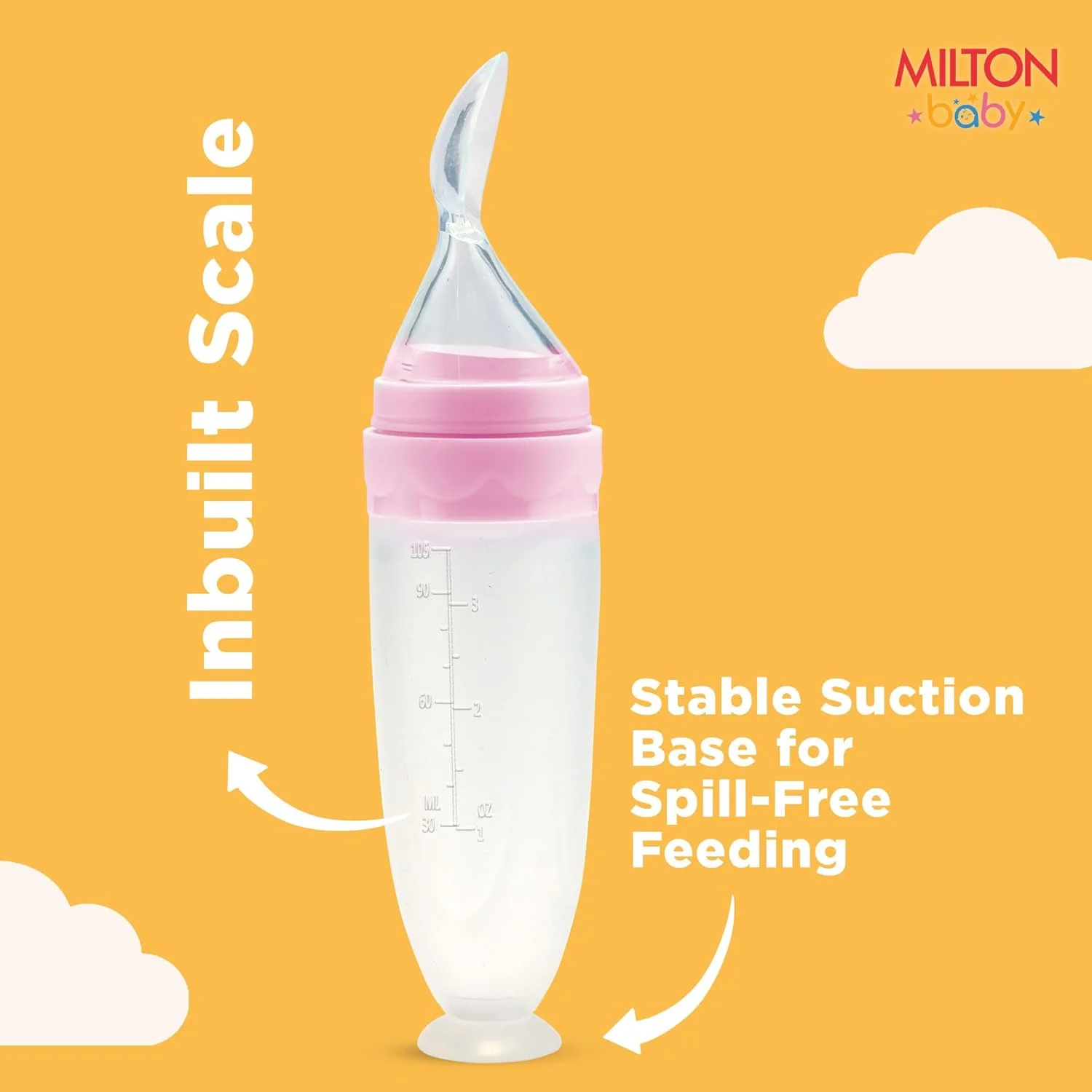 Silicon Spoon Food Feeder For Baby (Milton) - Image 4