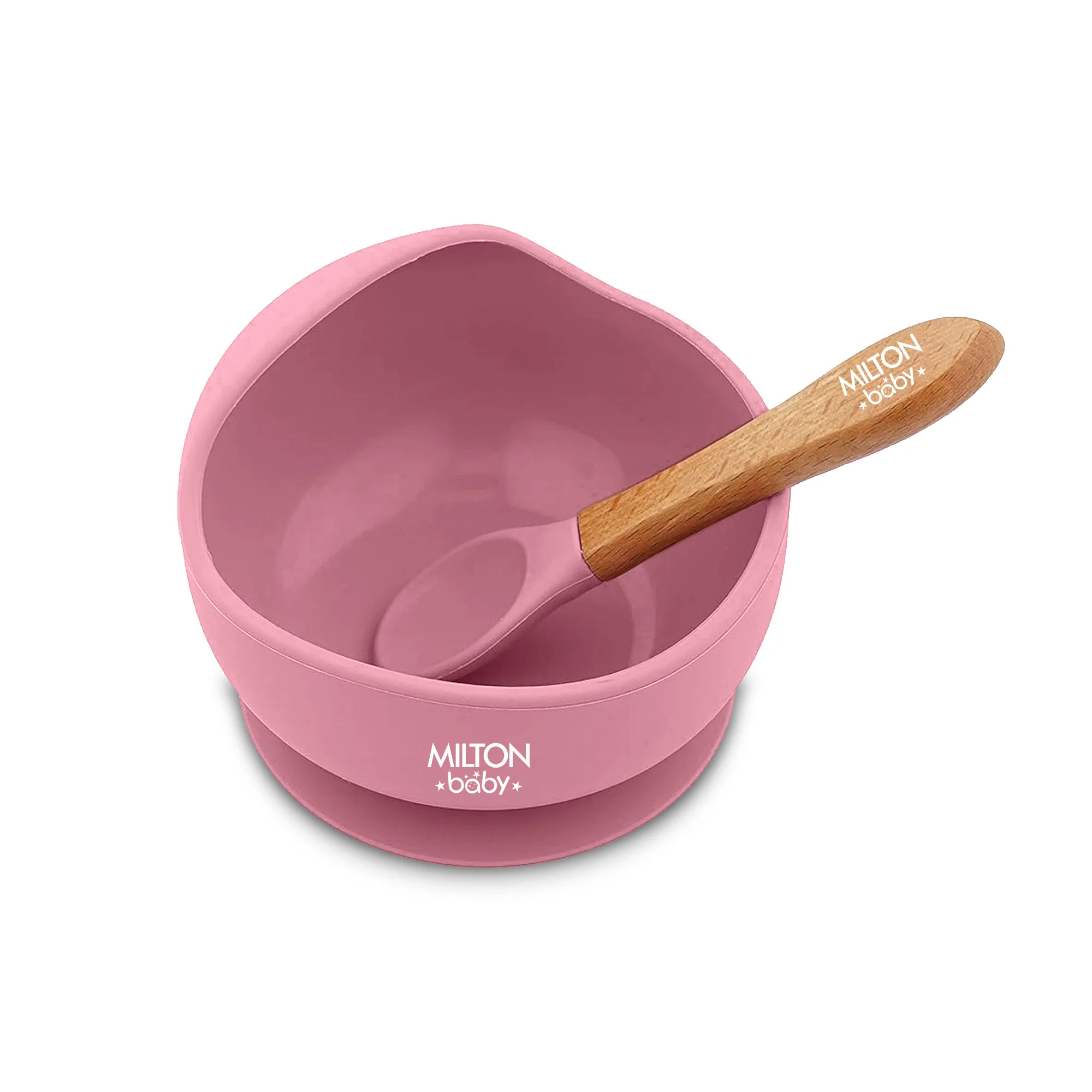 Silicone Suction Bowl With Spoon For Baby (Milton) - Image 10