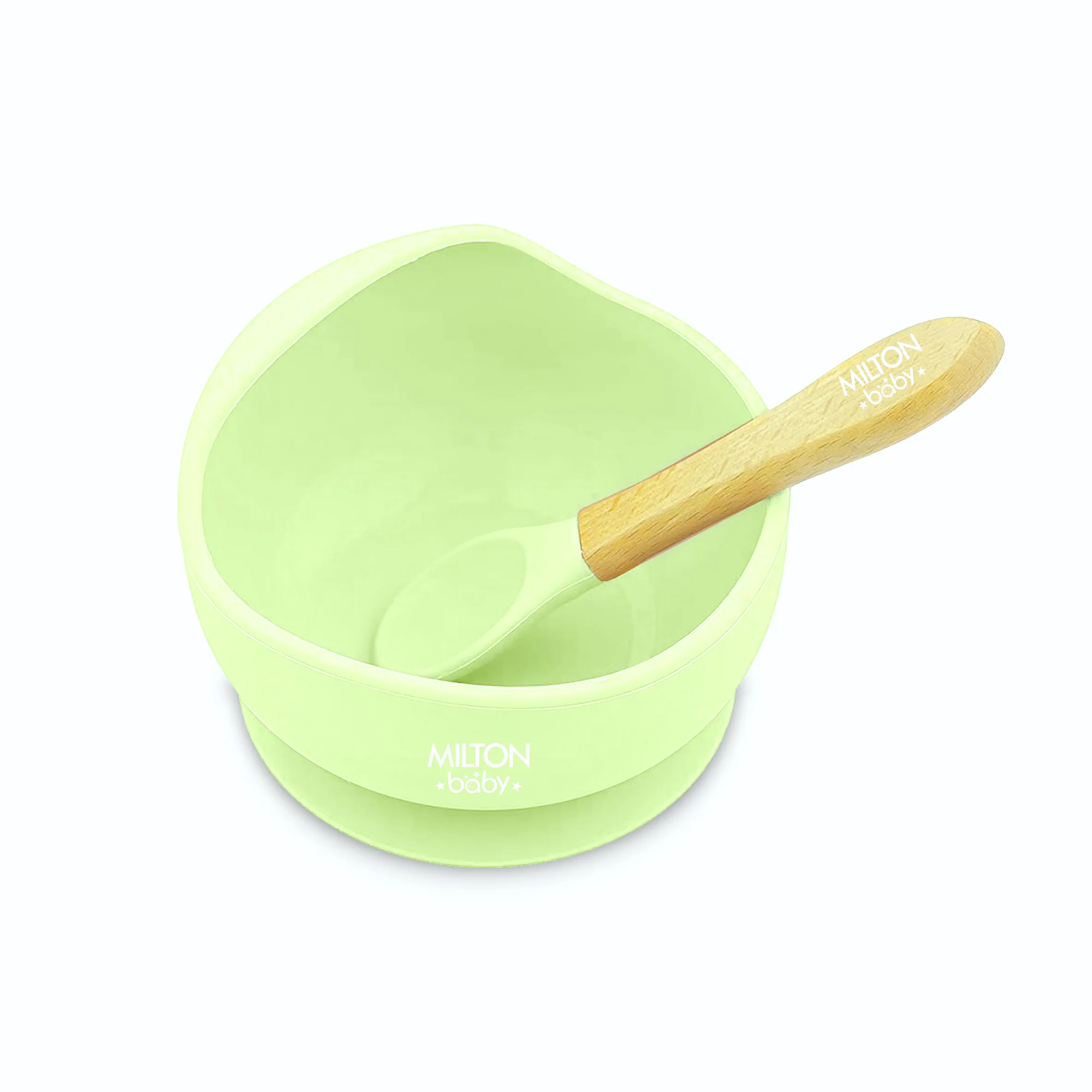Silicone Suction Bowl With Spoon For Baby (Milton) - Image 8