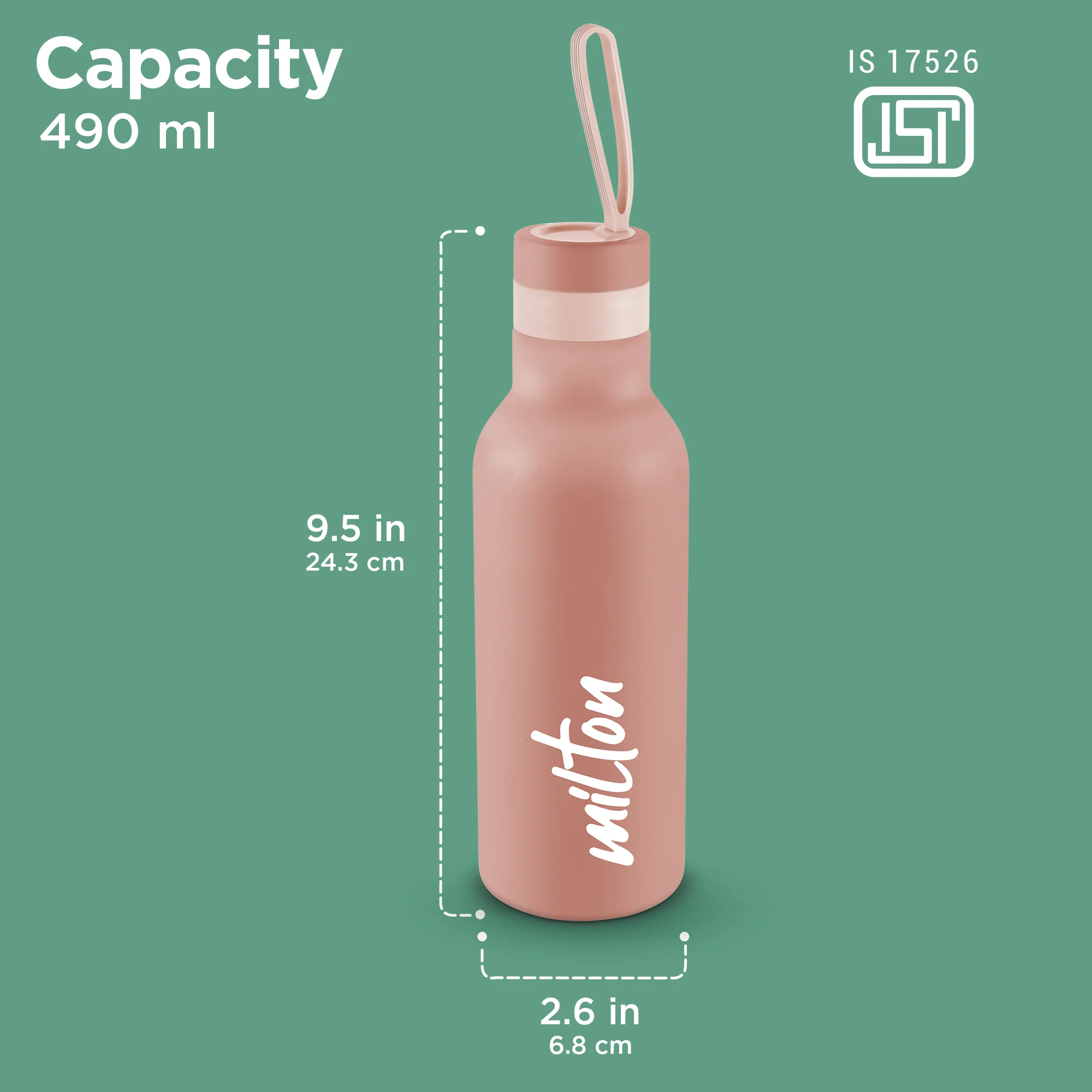 New Smarty Hot and Cold Thermosteel Bottle (Milton) - Image 9