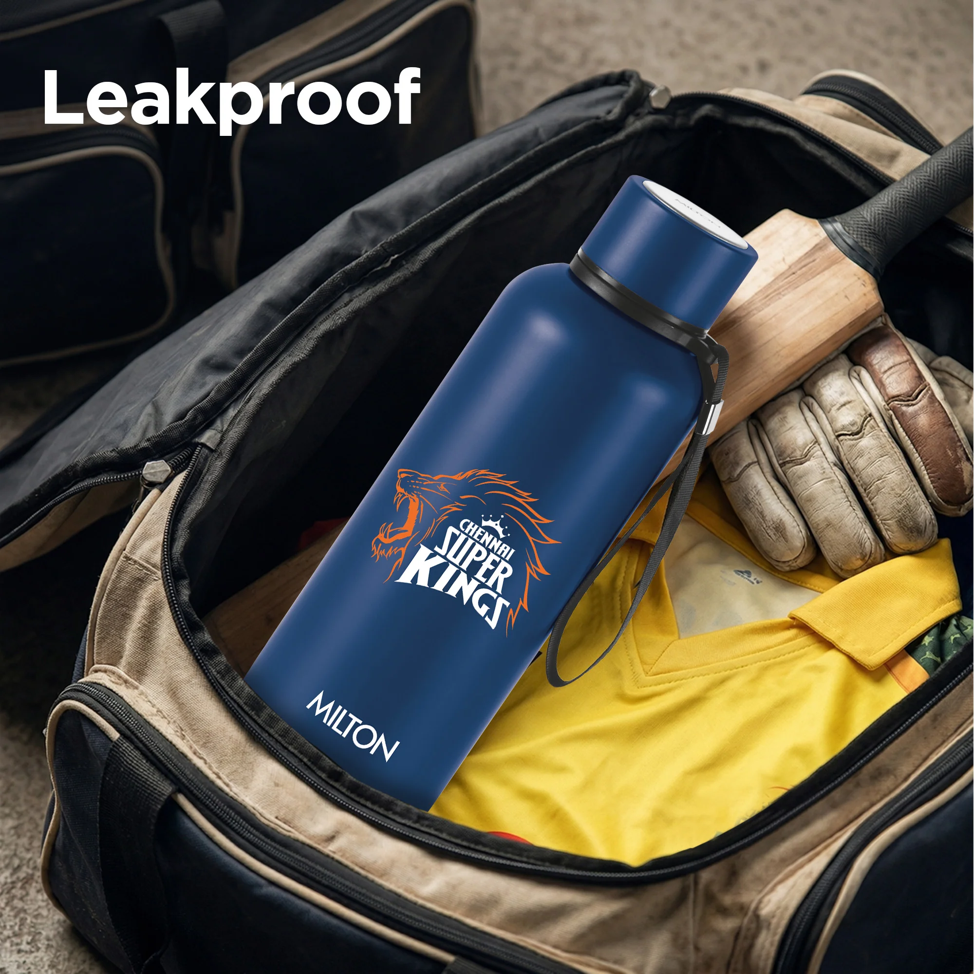 Sports Aura UV Printing Thermosteel Bottle - Chennai Super Kings (CSK) - Milton - Image 16