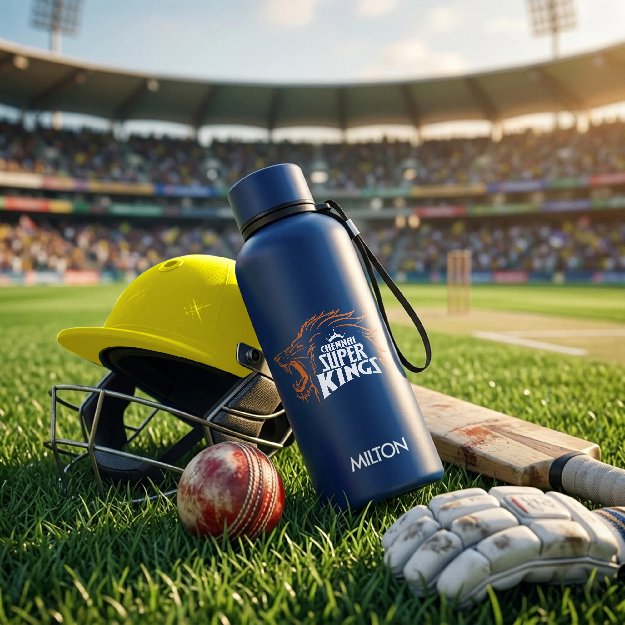 Sports Aura UV Printing Thermosteel Bottle - Chennai Super Kings (CSK) - Milton - Image 18