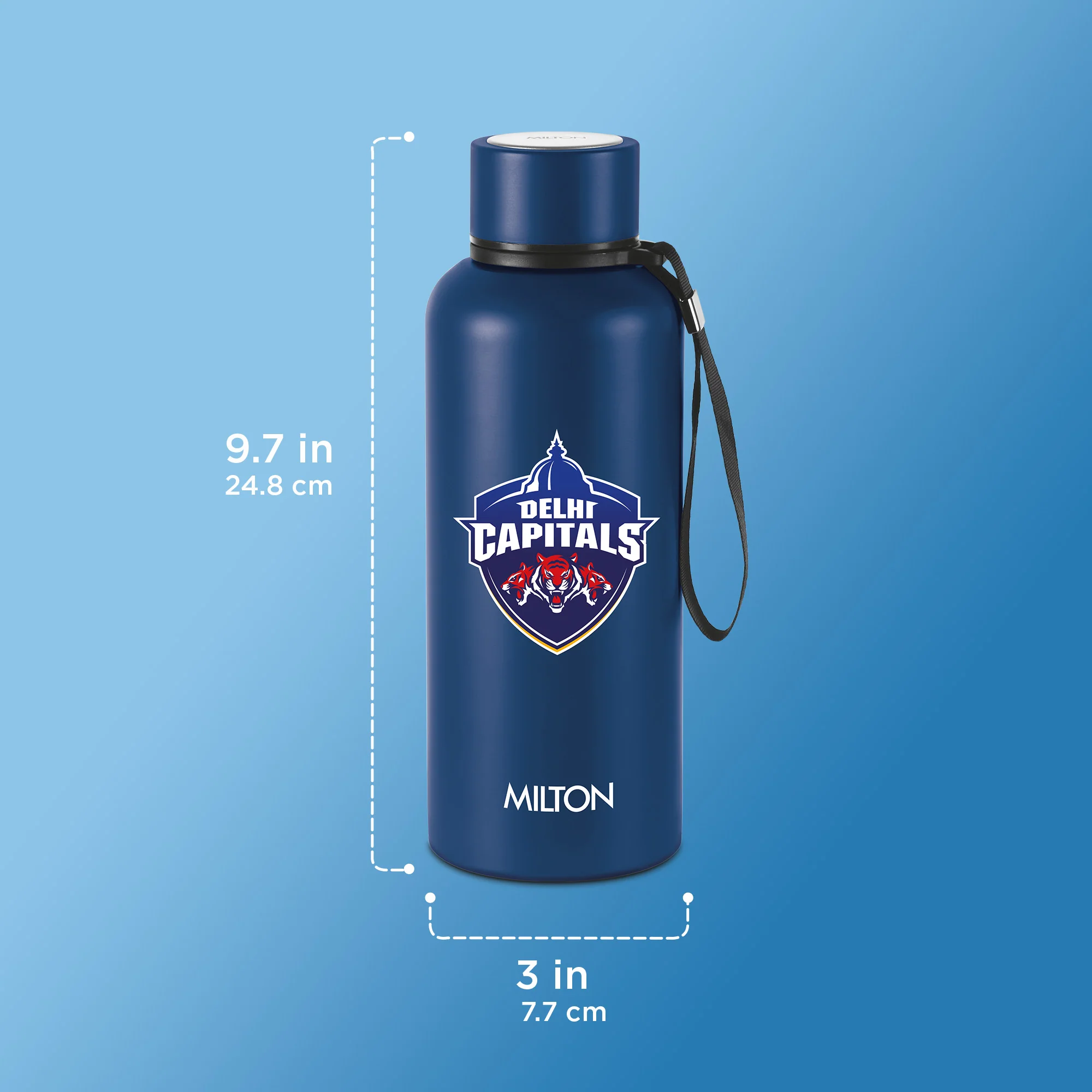 Sports Aura UV Printing Thermosteel Bottle - Delhi Capitals (DC) - Milton - Image 12