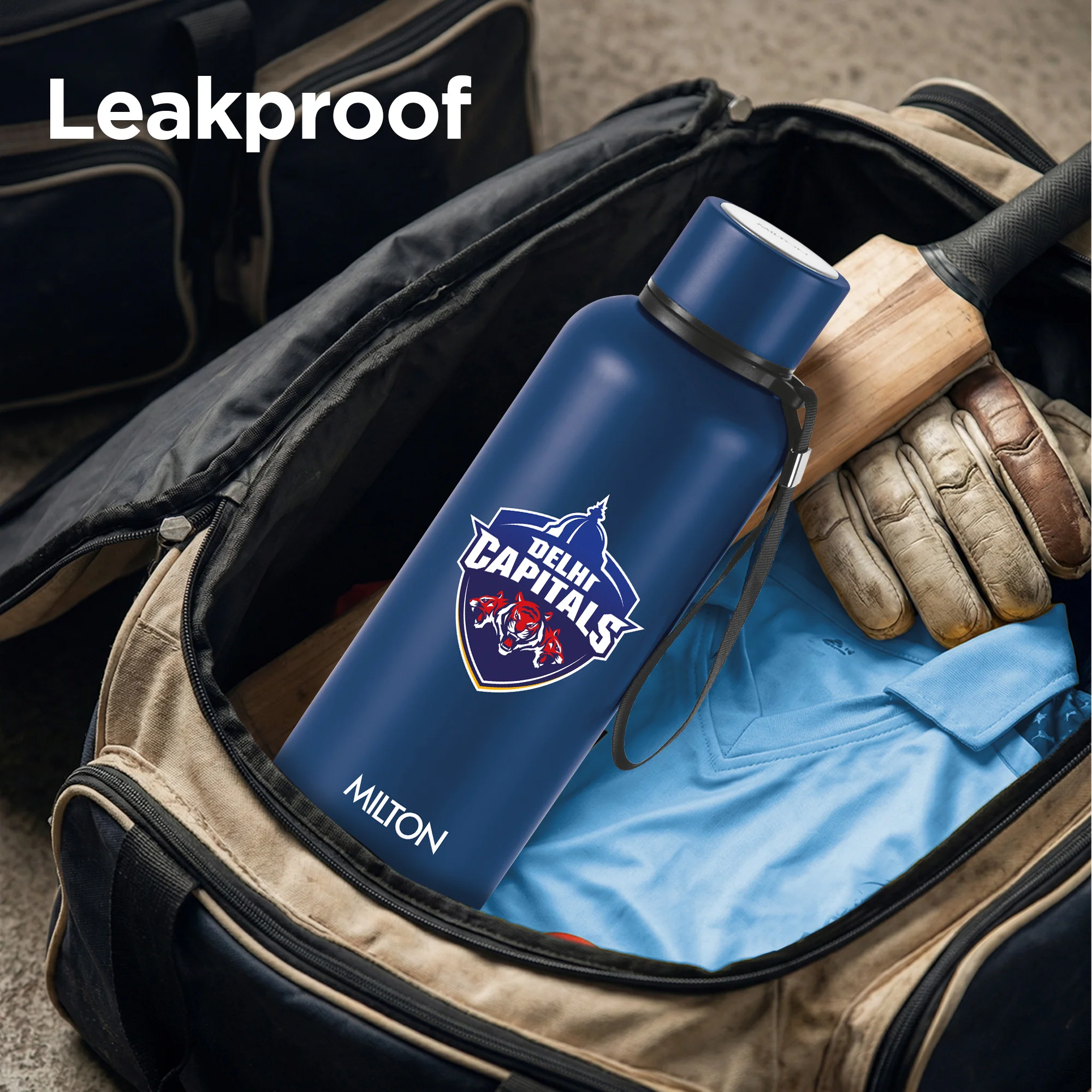 Sports Aura UV Printing Thermosteel Bottle - Delhi Capitals (DC) - Milton - Image 15