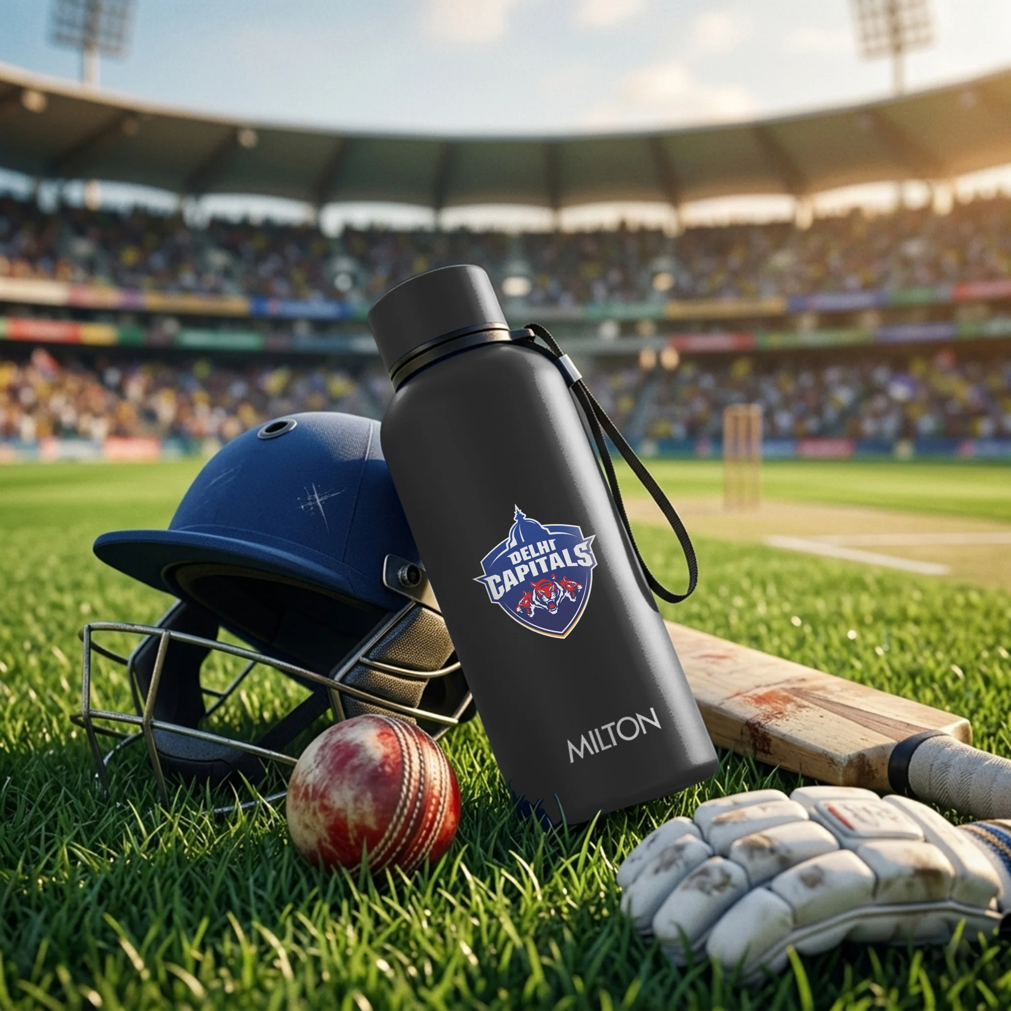 Sports Aura UV Printing Thermosteel Bottle - Delhi Capitals (DC) - Milton - Image 9