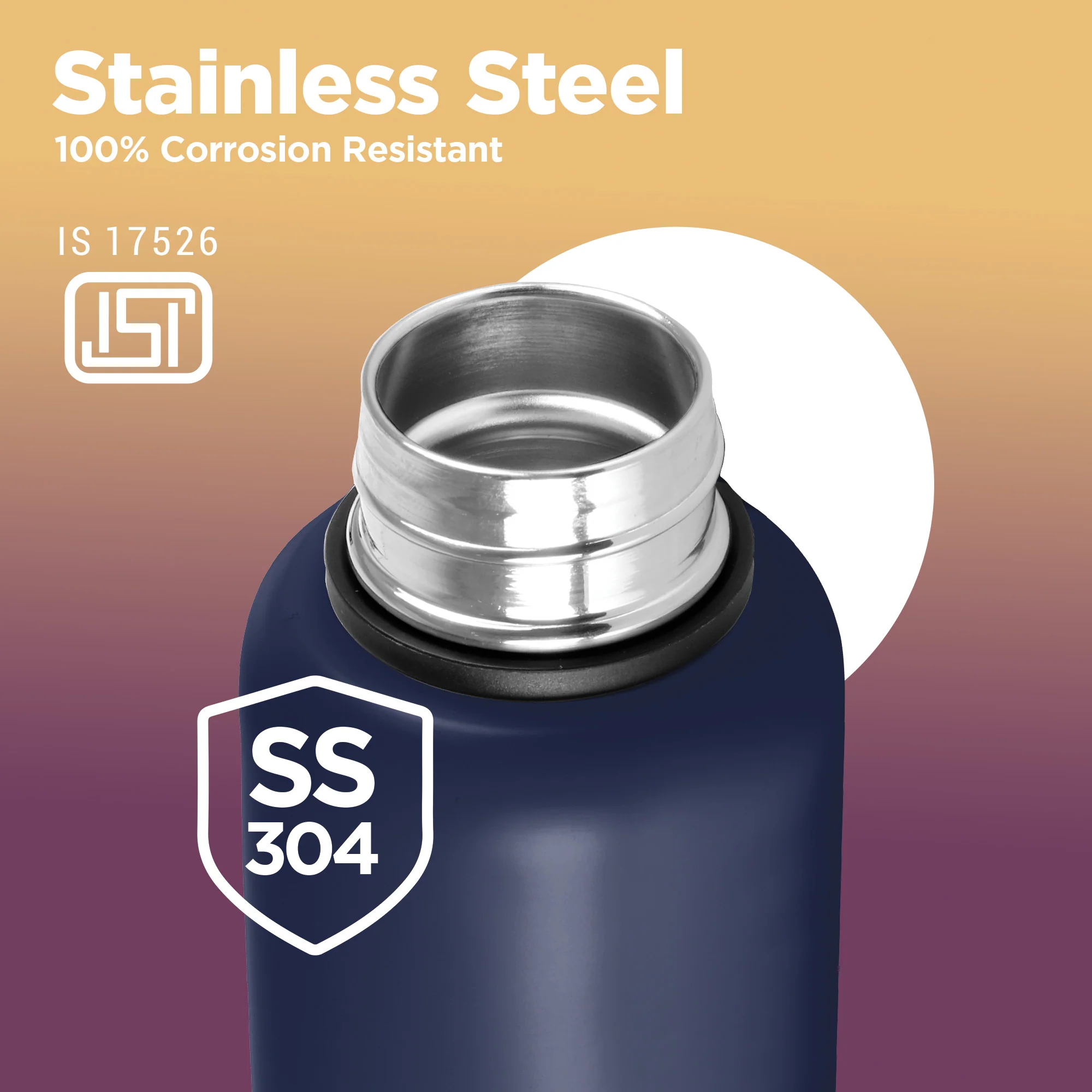 Sports Aura UV Printing Thermosteel Bottle - Kolkata Knight Riders (KKR) - Milton - Image 14