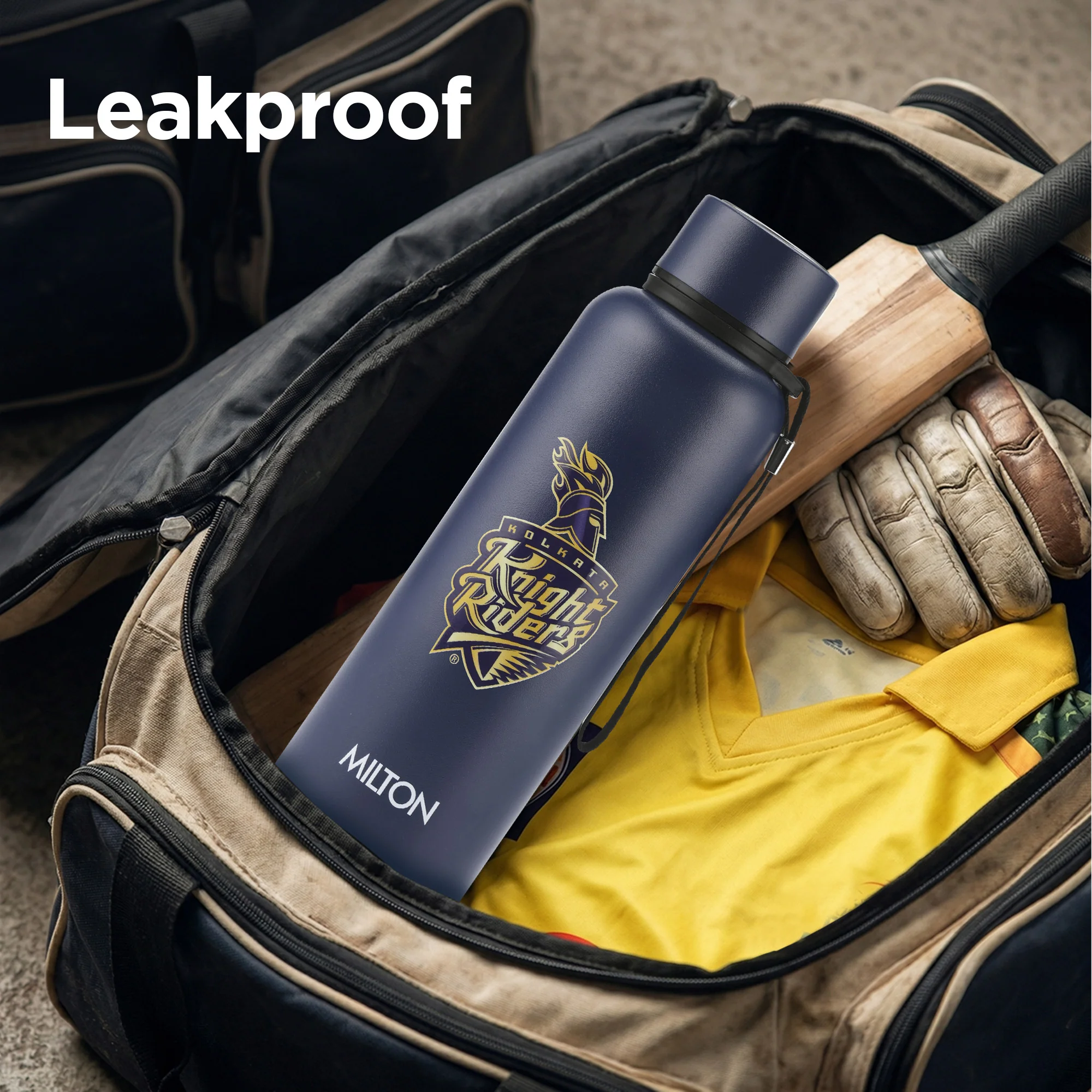 Sports Aura UV Printing Thermosteel Bottle - Kolkata Knight Riders (KKR) - Milton - Image 16