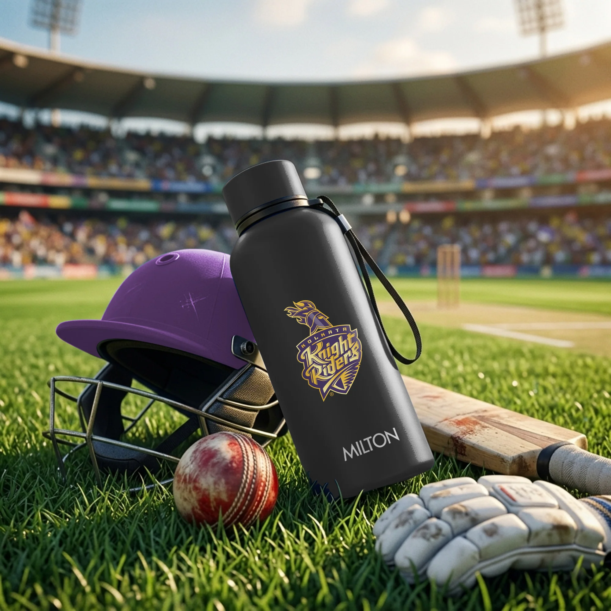 Sports Aura UV Printing Thermosteel Bottle - Kolkata Knight Riders (KKR) - Milton - Image 9