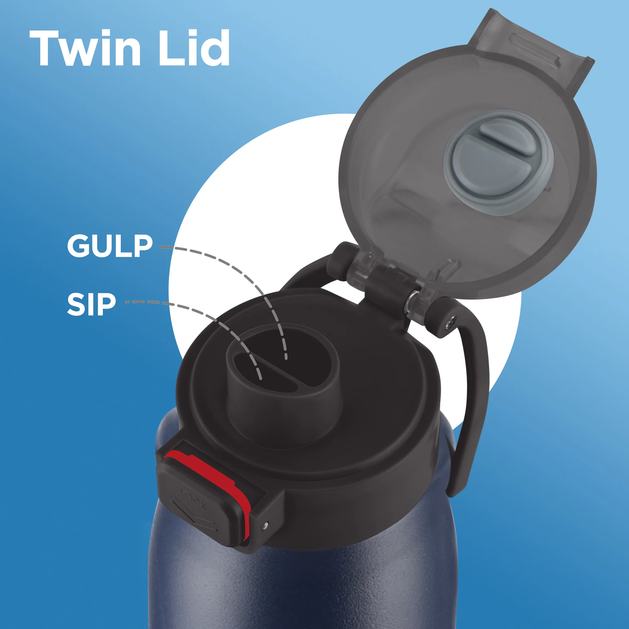 Sports Reva UV Printing Stainless Steel Bottle - Delhi Capitals (DC) - Milton - Image 13