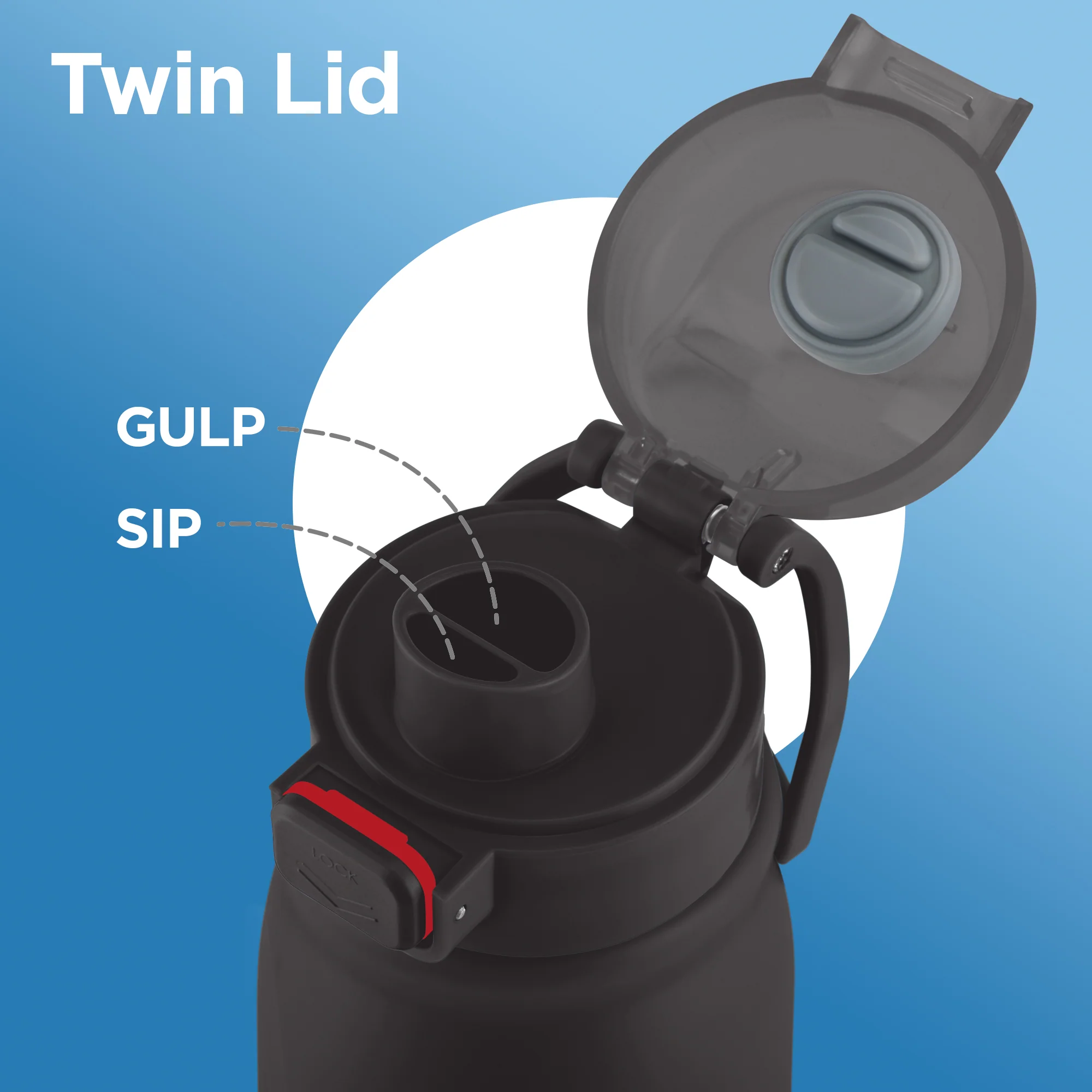 Sports Reva UV Printing Stainless Steel Bottle - Delhi Capitals (DC) - Milton - Image 4