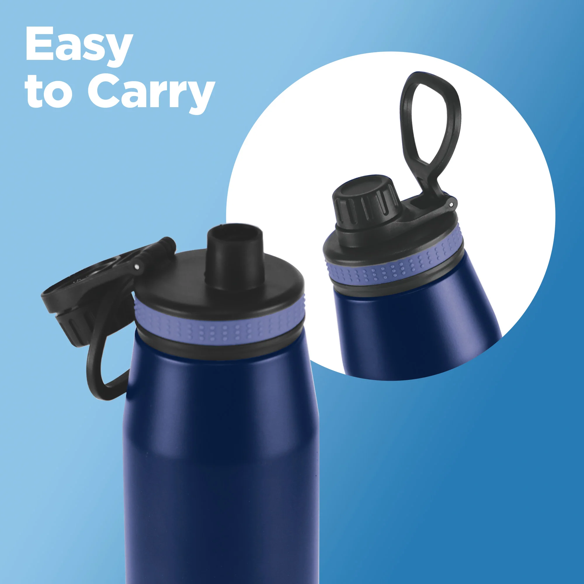 Sports Sparkle UV Printing Thermosteel Bottle - Delhi Capitals (DC) - Milton - Image 16
