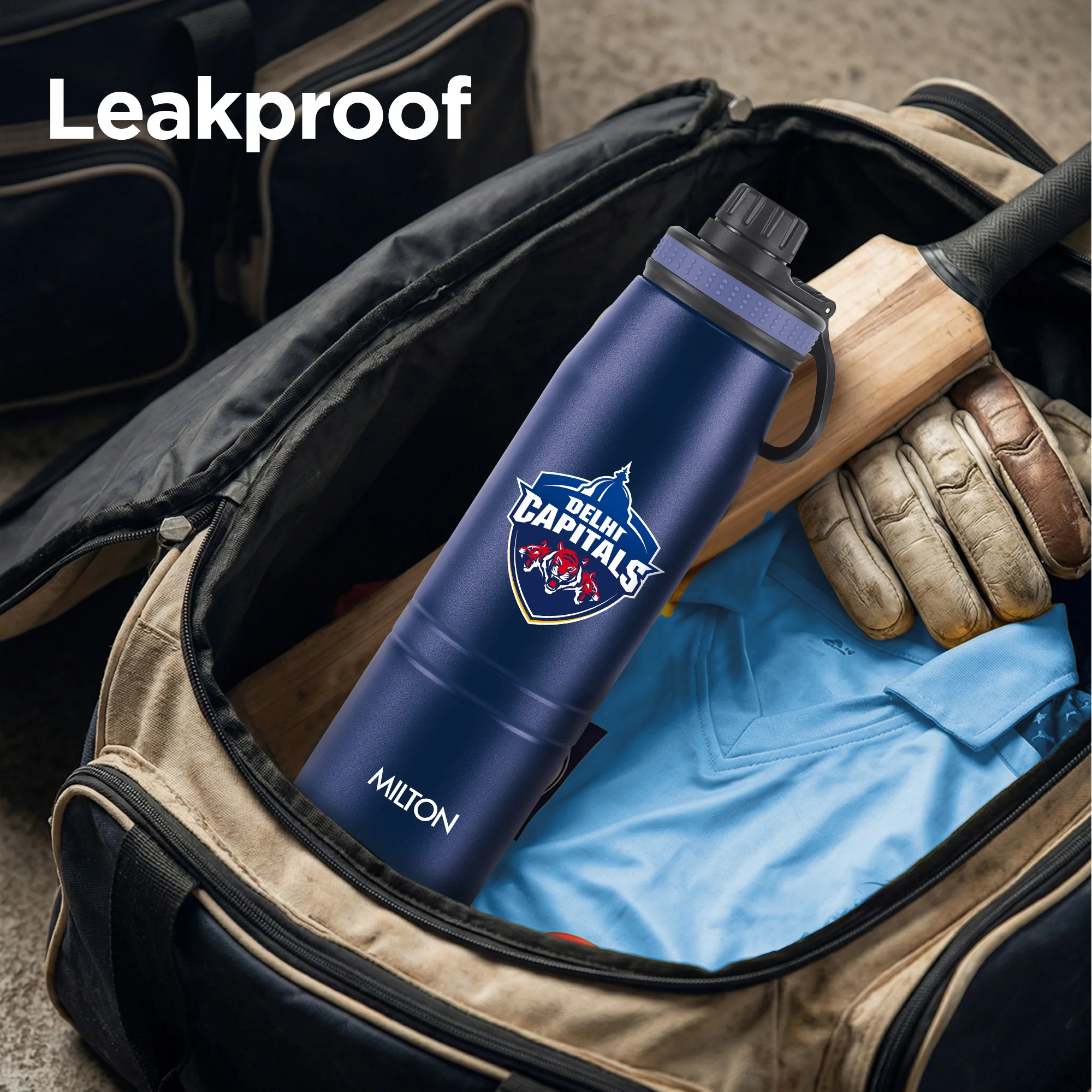 Sports Sparkle UV Printing Thermosteel Bottle - Delhi Capitals (DC) - Milton - Image 17