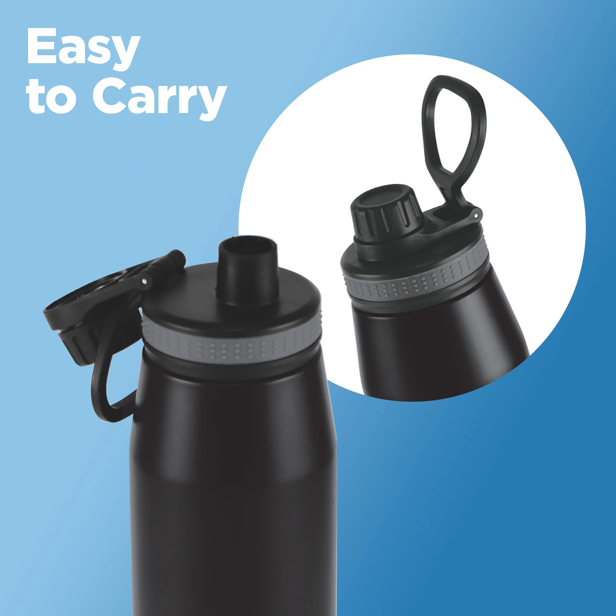 Sports Sparkle UV Printing Thermosteel Bottle - Delhi Capitals (DC) - Milton - Image 6