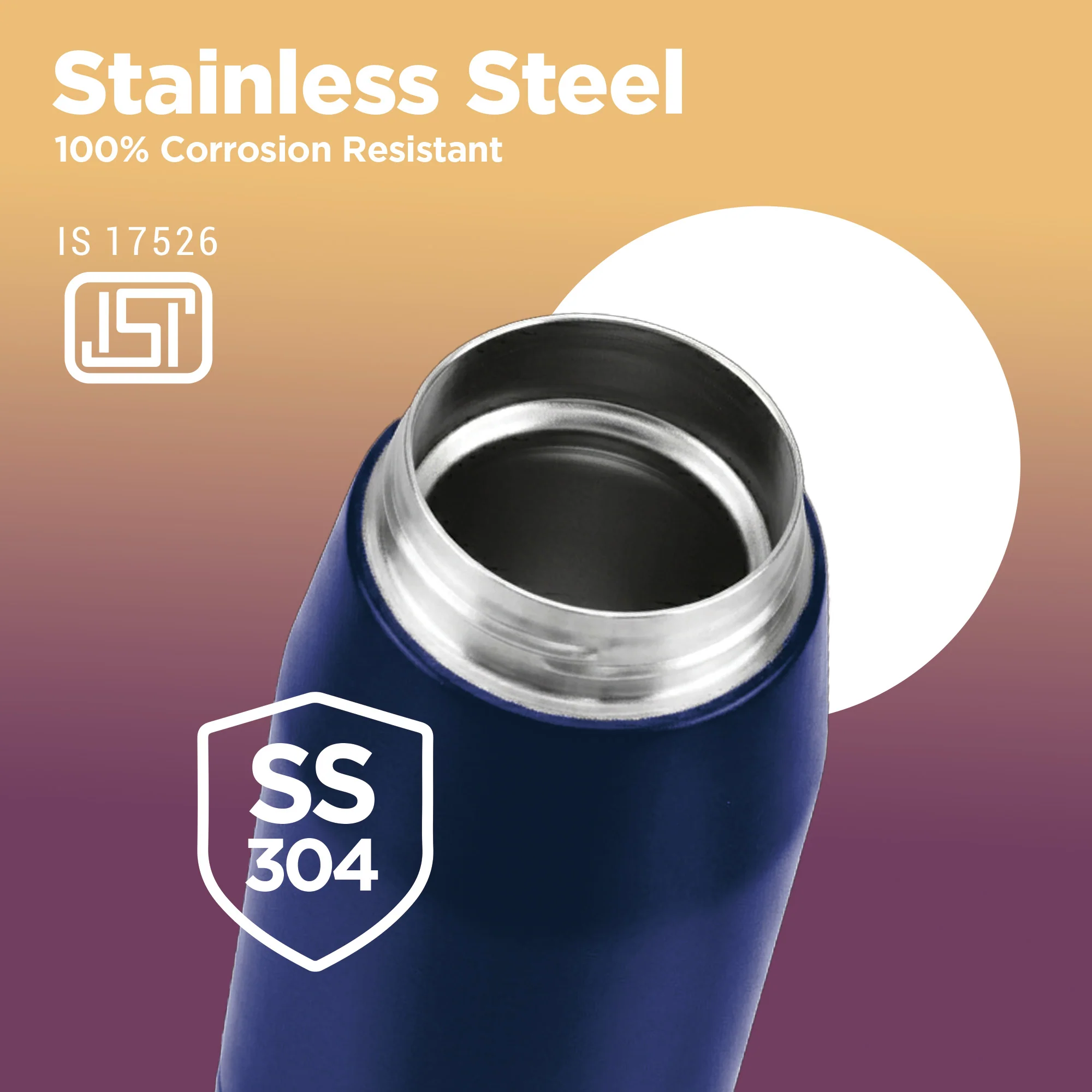 Sports Sparkle UV Printing Thermosteel Bottle - Kolkata Knight Riders (KKR) - Milton - Image 15