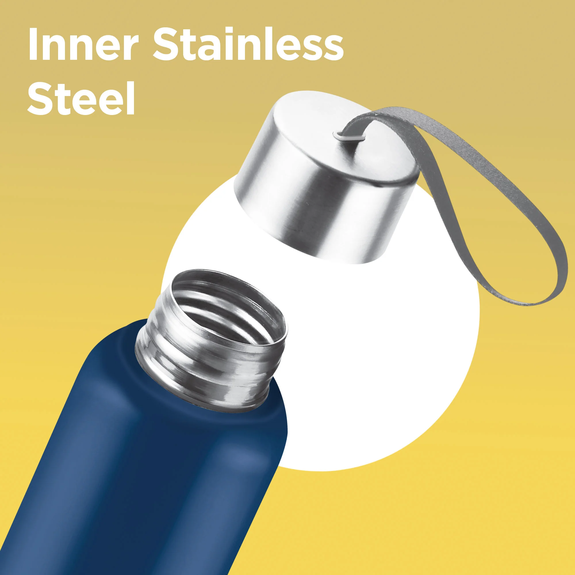Sports Steel Halo UV Printing Water Bottle - Chennai Super Kings (CSK) - Milton - Image 15