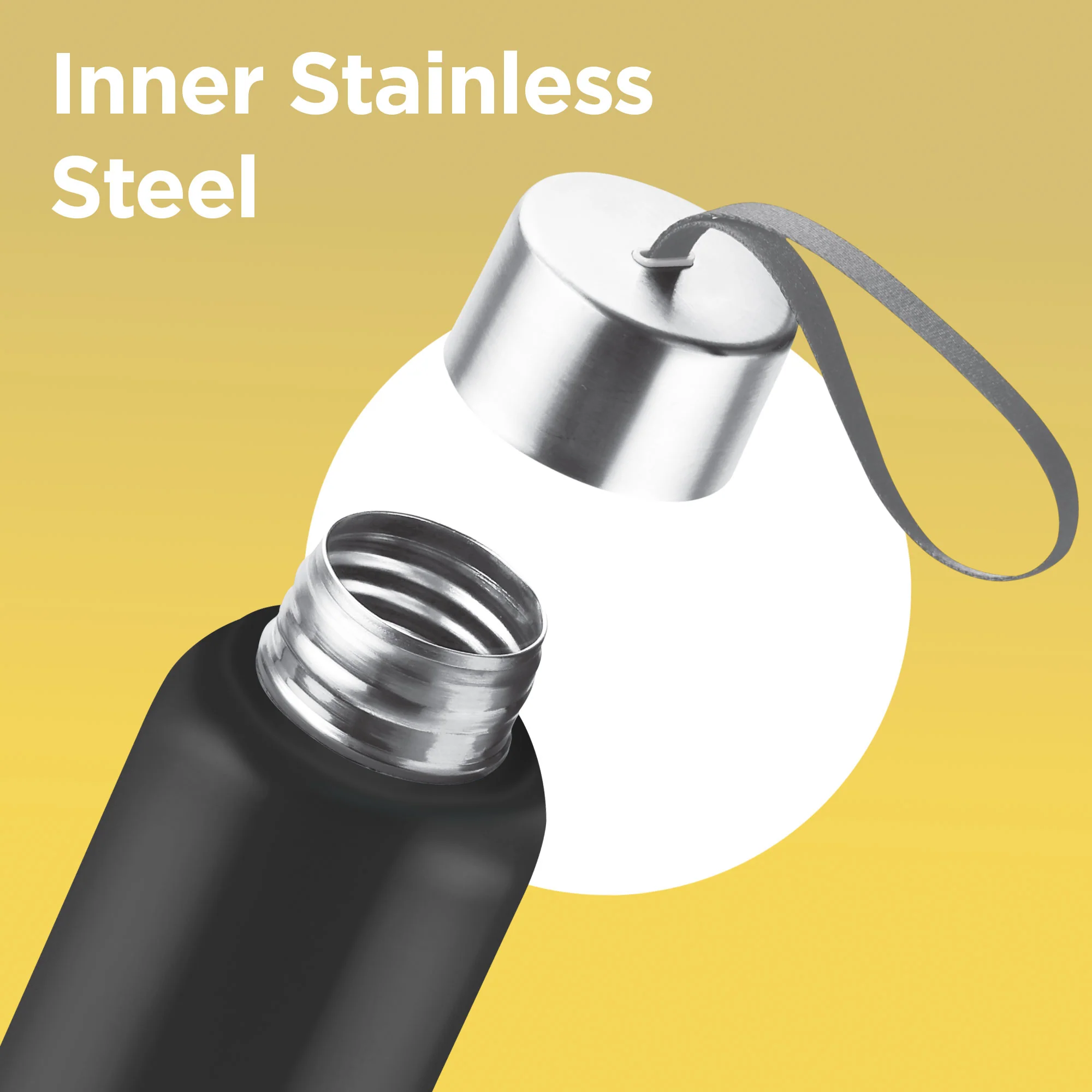 Sports Steel Halo UV Printing Water Bottle - Chennai Super Kings (CSK) - Milton - Image 6