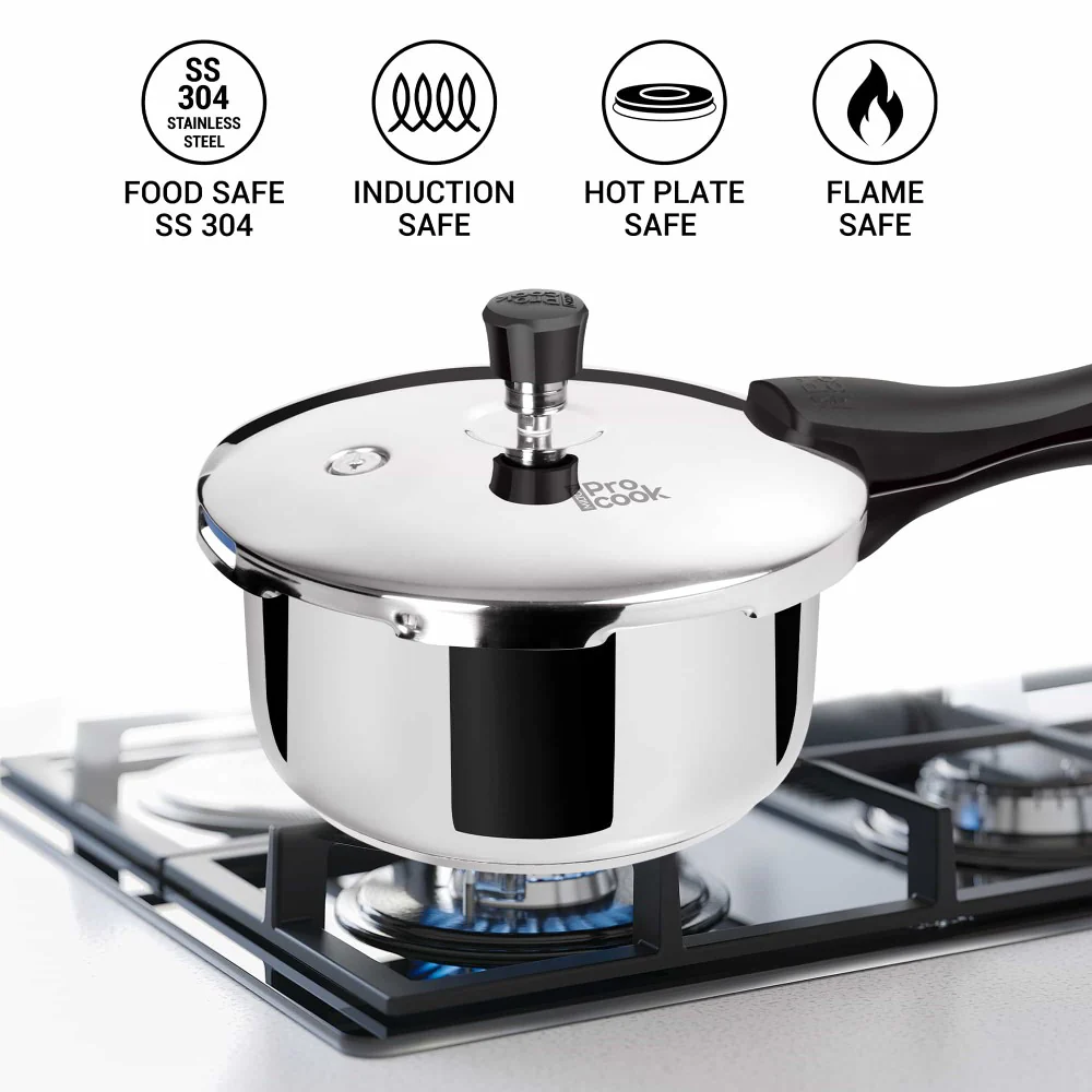 Stainless Steel Pressure Cooker Outer Lid (Milton Procook) - Image 3