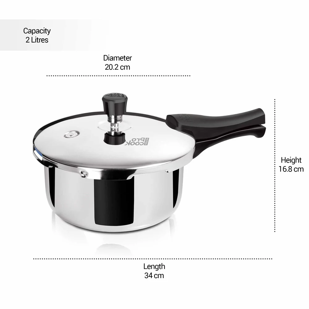 Stainless Steel Pressure Cooker Outer Lid (Milton Procook) - Image 4