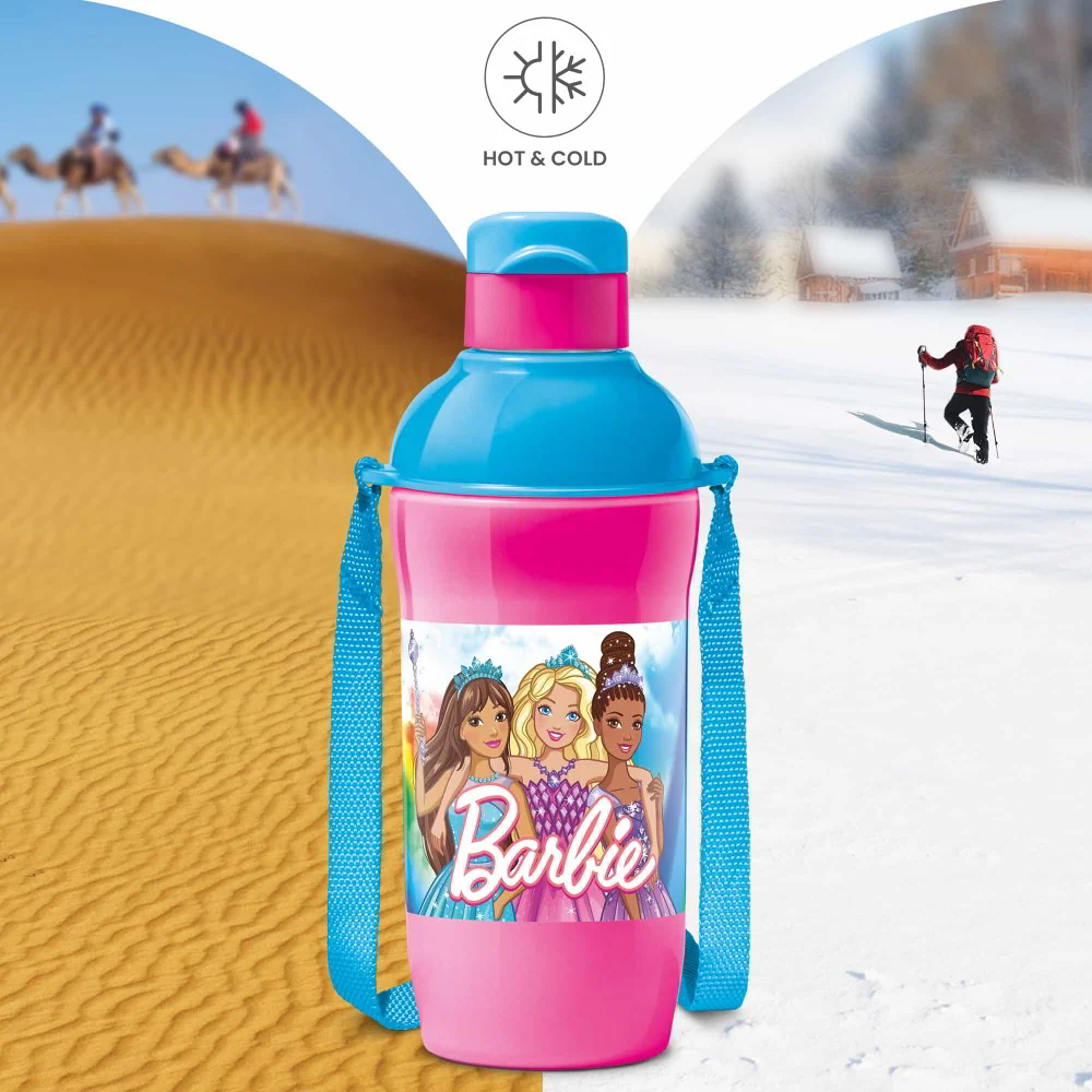 Steel Barbie Kids Sipper Bottle (Milton) - Image 5