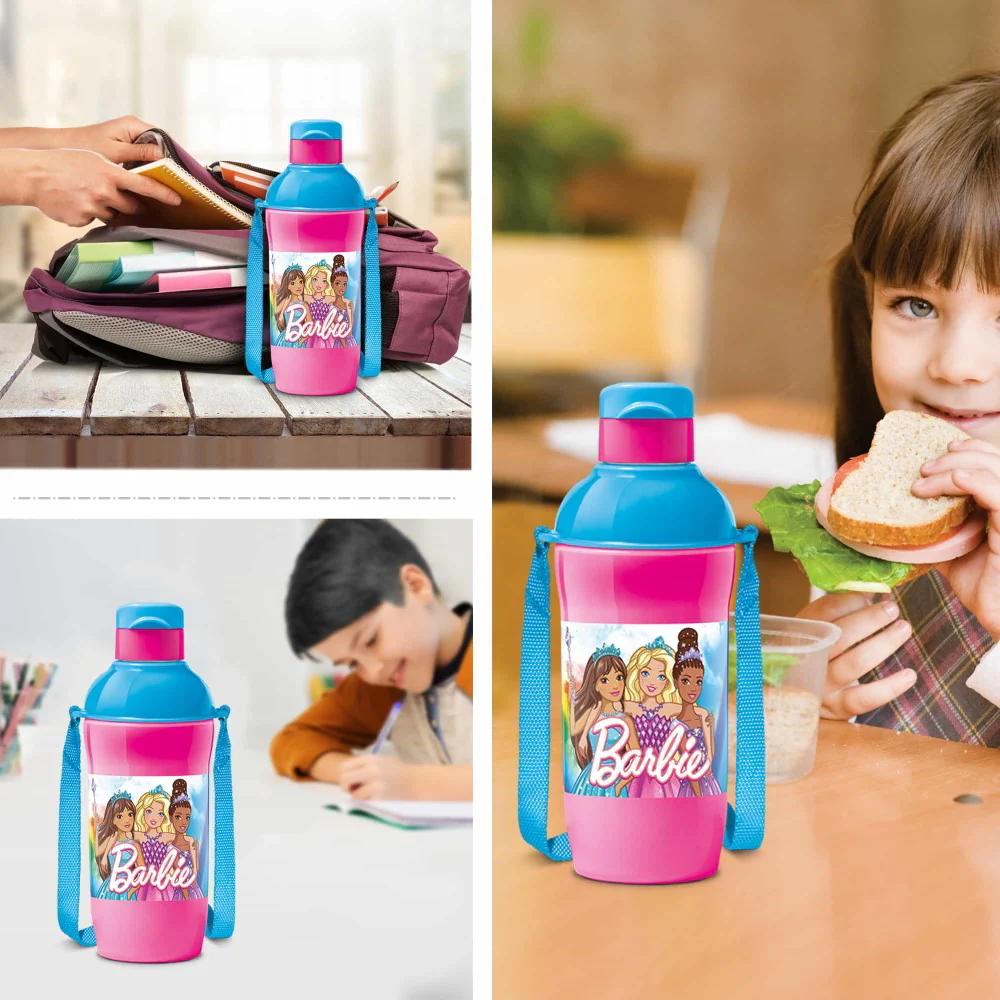 Steel Barbie Kids Sipper Bottle (Milton) - Image 6