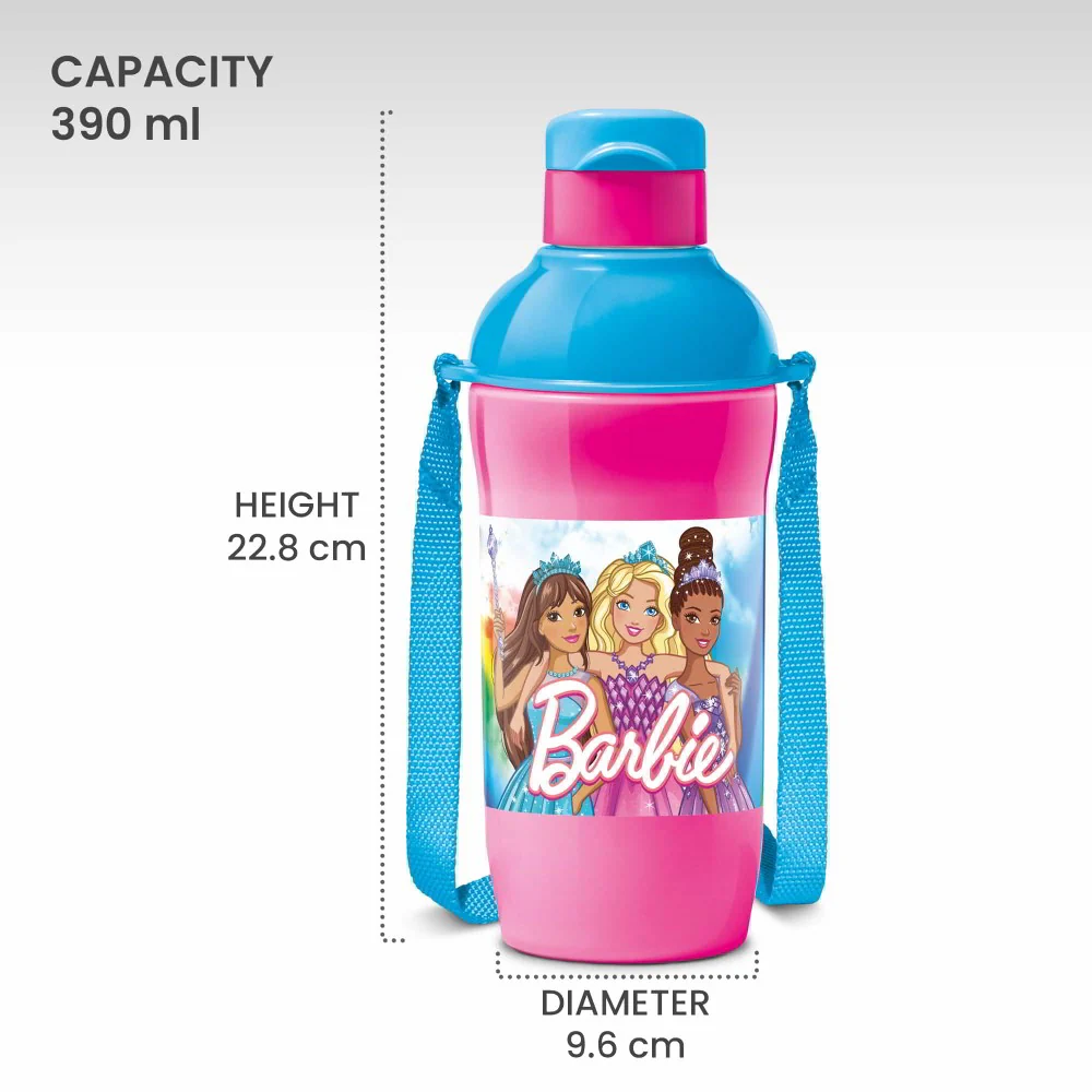 Steel Barbie Kids Sipper Bottle (Milton) - Image 7