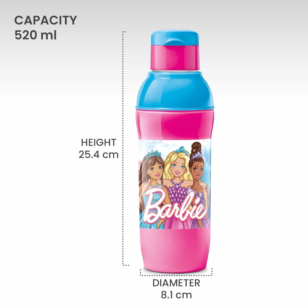 Steel Barbie Kids Sipper Bottle (Milton) - Image 8