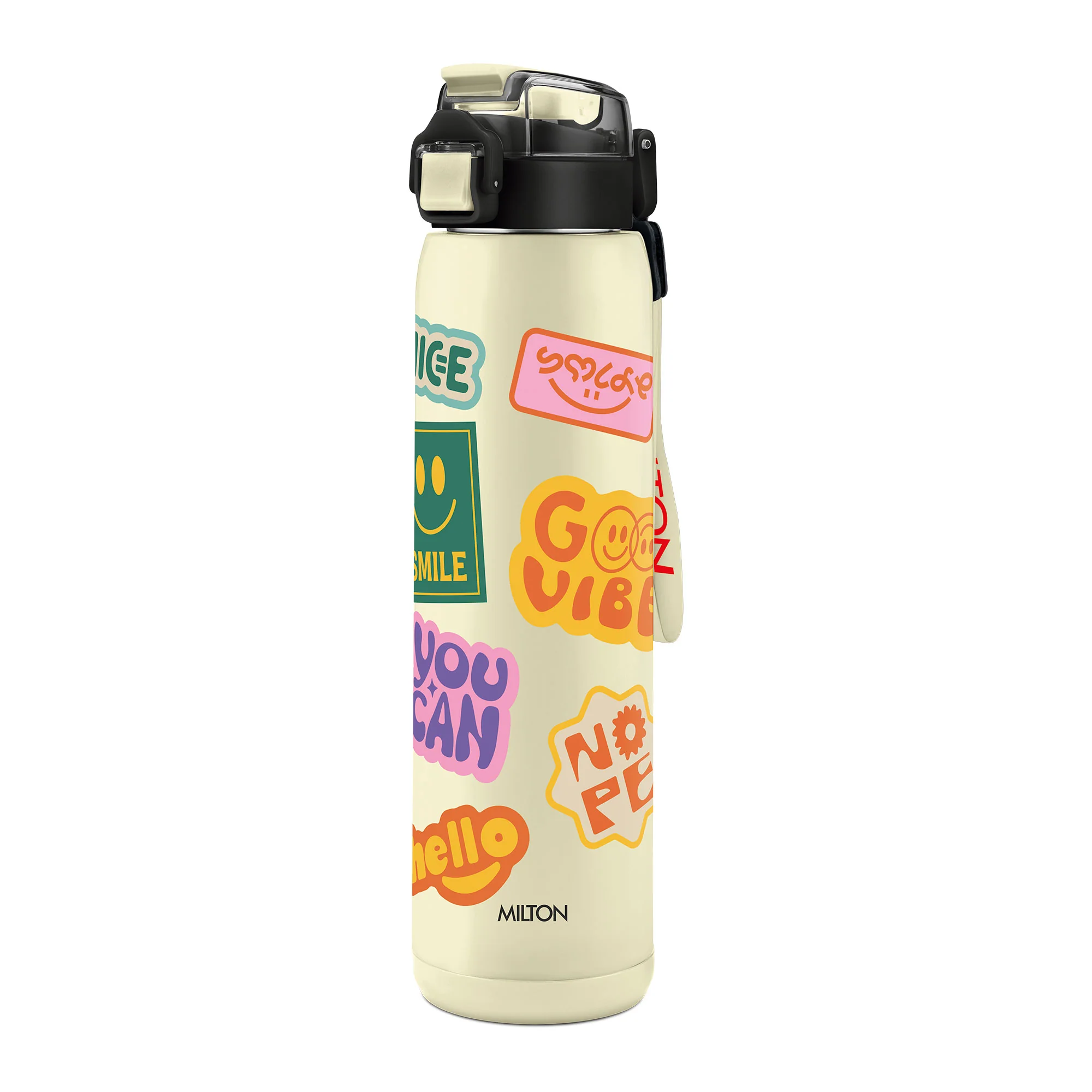 Steel Edge Thermoware Bottle With Twin Lid (Milton) - Image 4