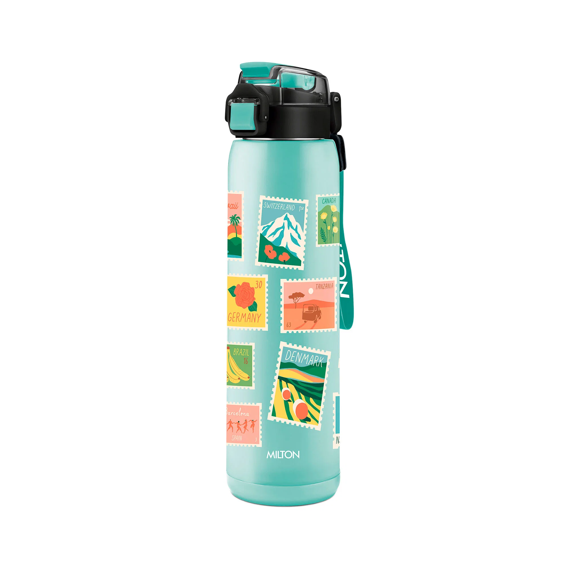 Steel Edge Thermoware Bottle With Twin Lid (Milton) - Image 5