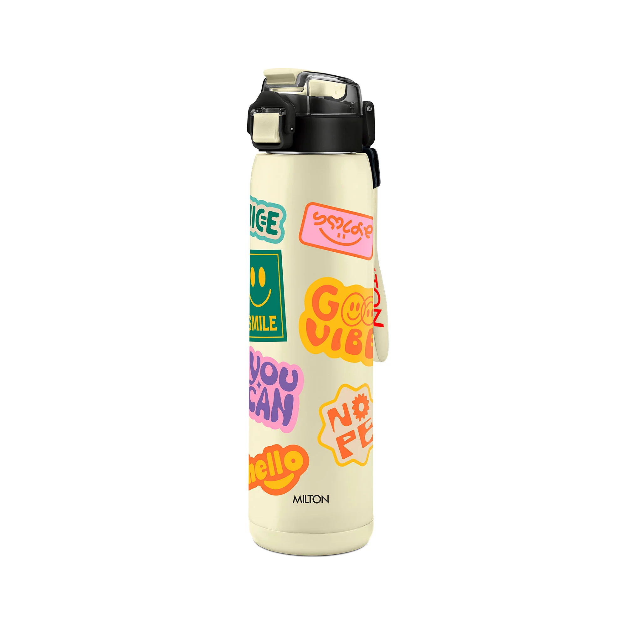 Steel Edge Thermoware Bottle With Twin Lid (Milton) - Image 8