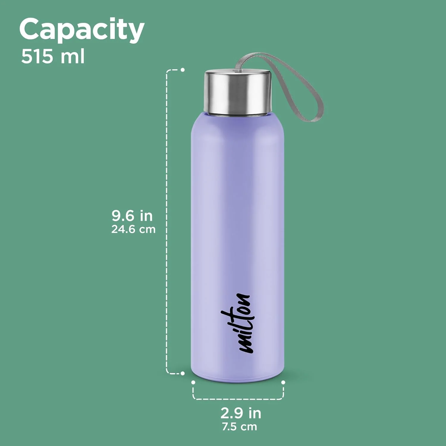Steel Halo Water Bottle (Milton) - Image 3
