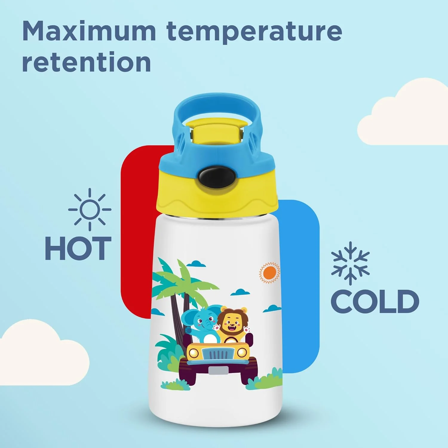 Steel Insulated Spout Sipper Bottle (Milton) - Image 12