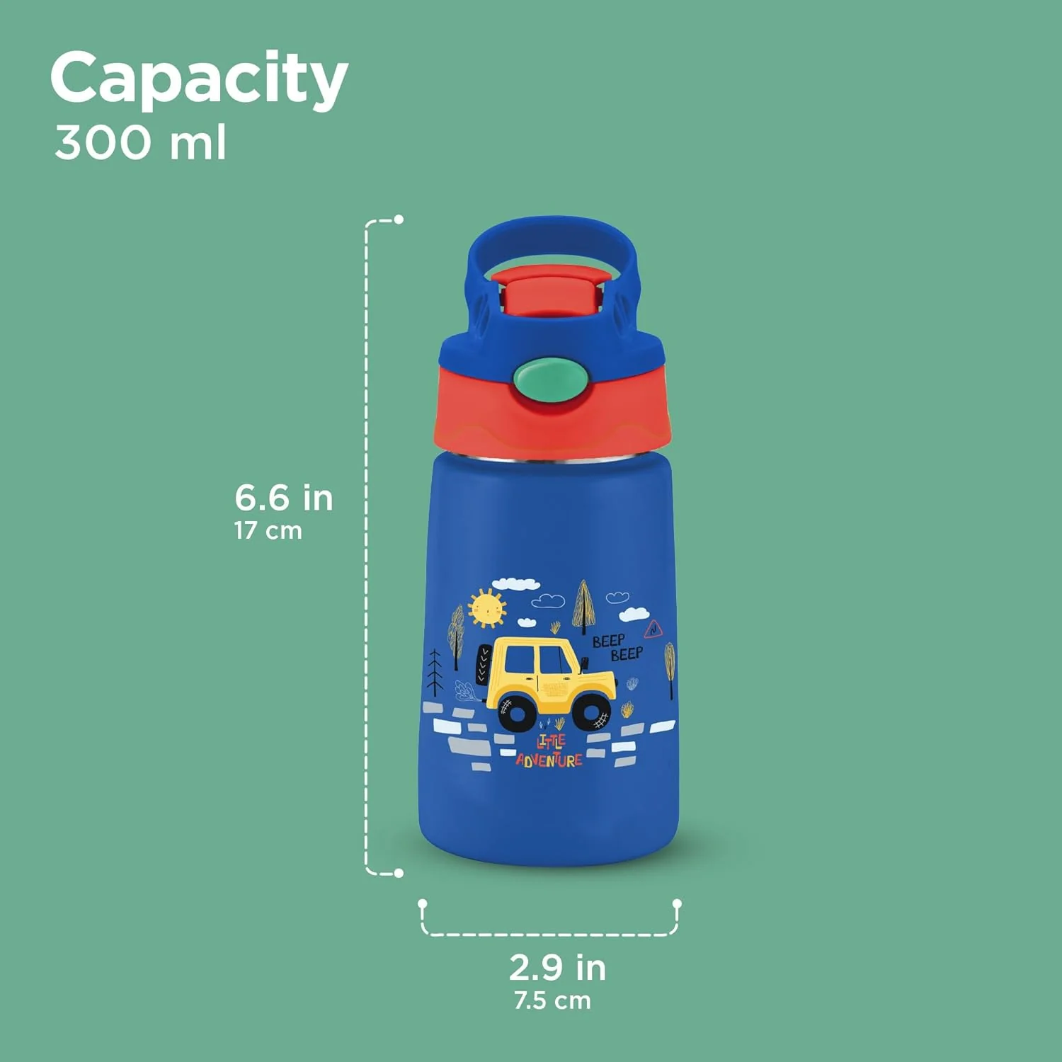 Steel Insulated Spout Sipper Bottle (Milton) - Image 3