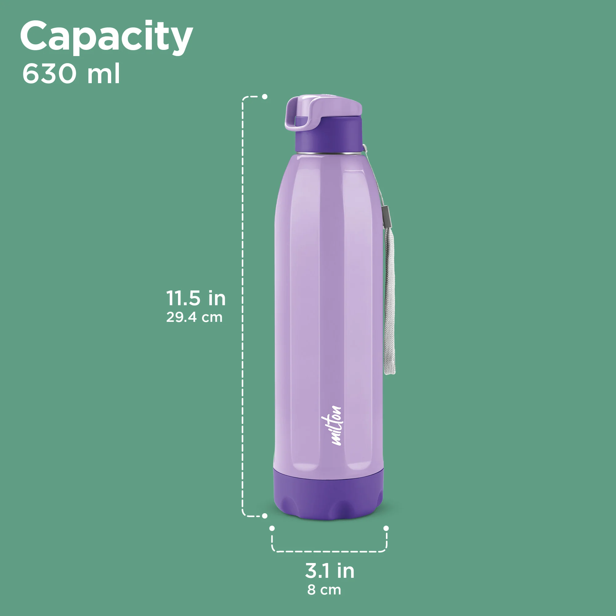 Steel Meridian Insulated Water Bottle (Milton) - Image 3